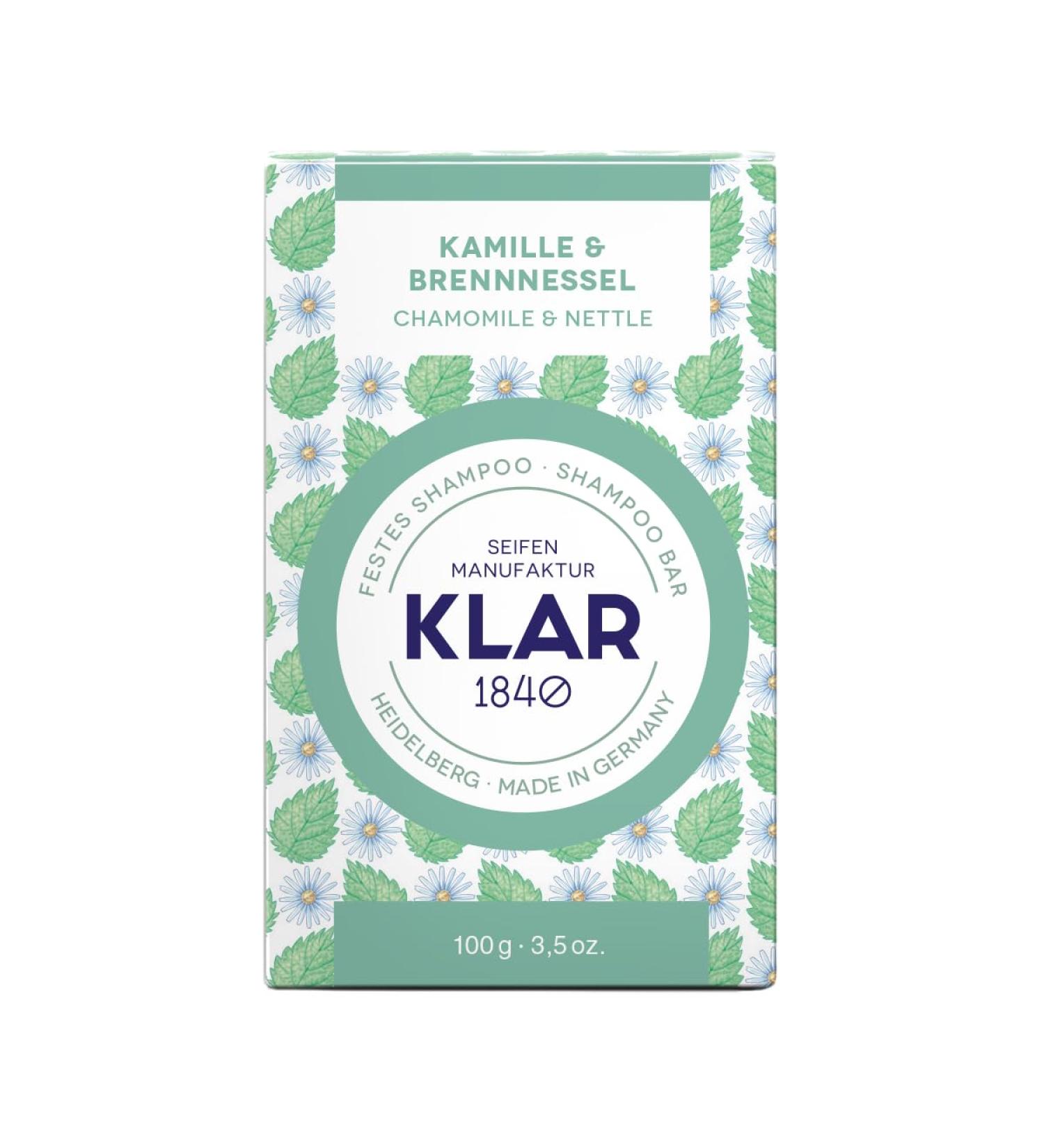 Klar Seifen Solid Shampoo with Chamomile and Boilwort - 100 g - Buy Online on GoSupps.com