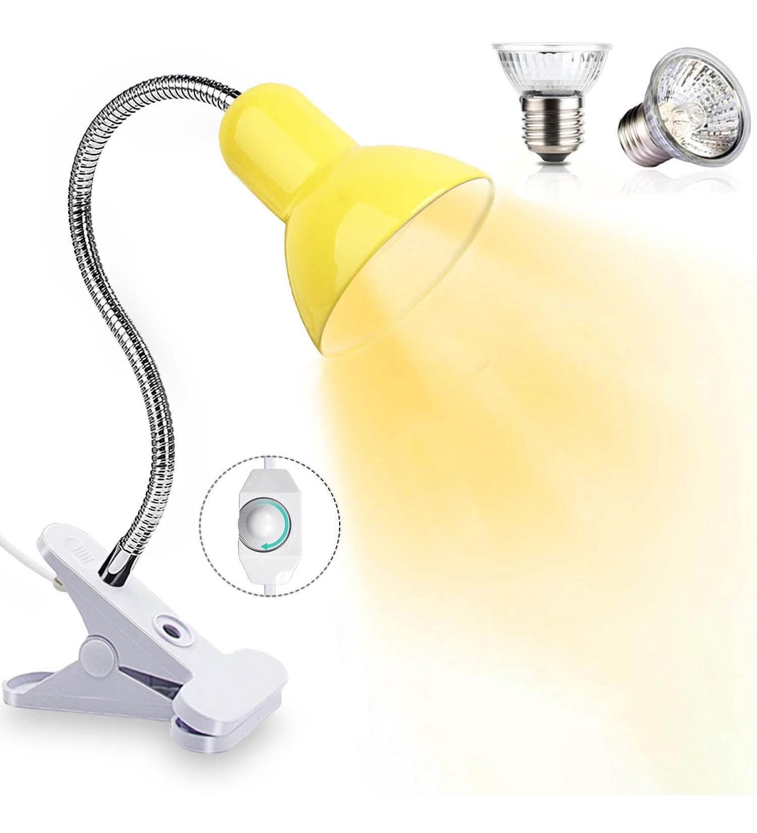 Sunshine Smile Turtle Heat Lamp - 25W & 50W Reptile Terrarium Lamp for Turtles - 2PCs (1x25W + 1x50W) - Buy Online on GoSupps.com