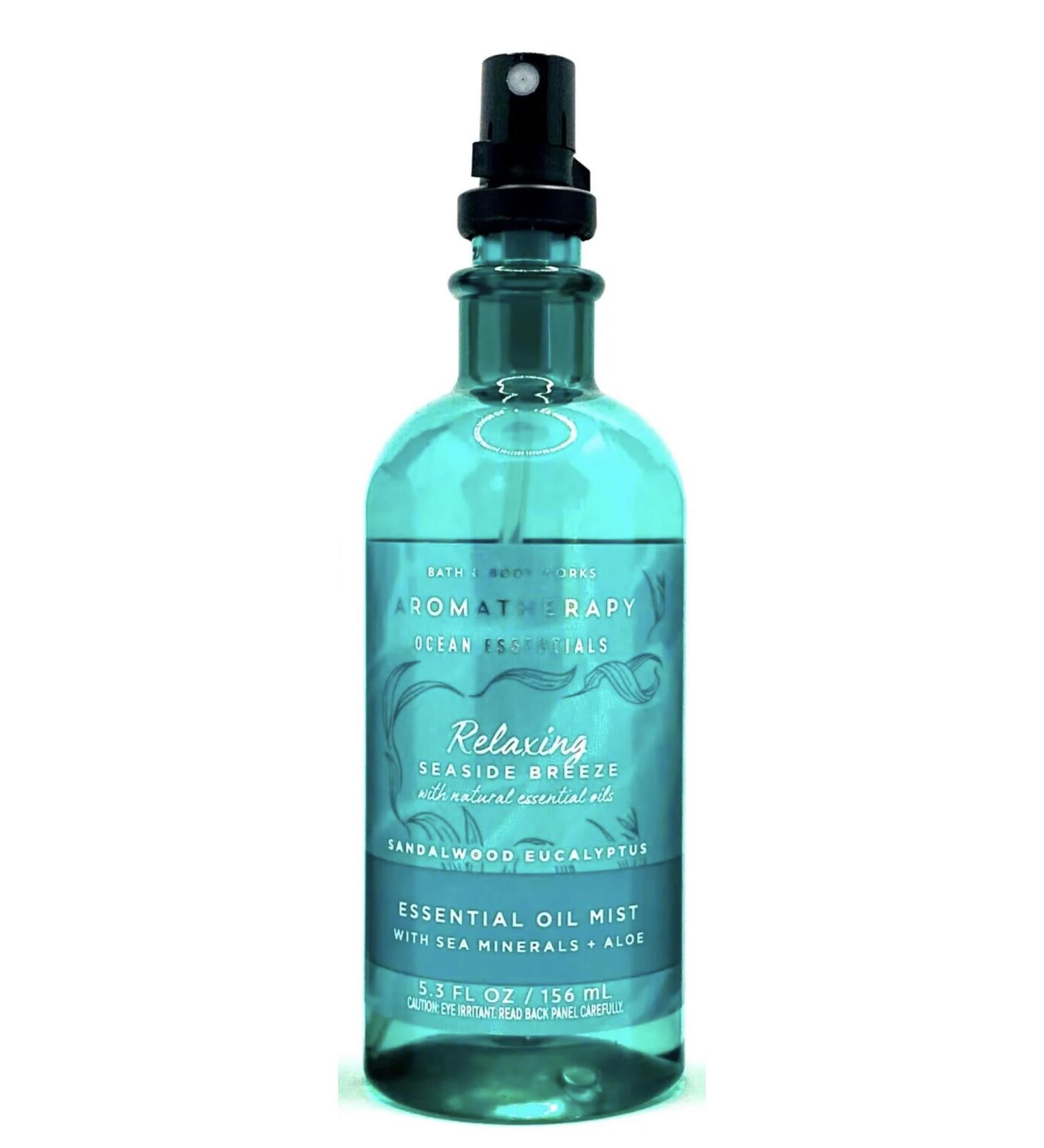 Bath and Body Works Aromatherapy Ocean Essentials Relaxing - Sandalwood Eucalyptus Oil Mist - Buy Online on GoSupps.com