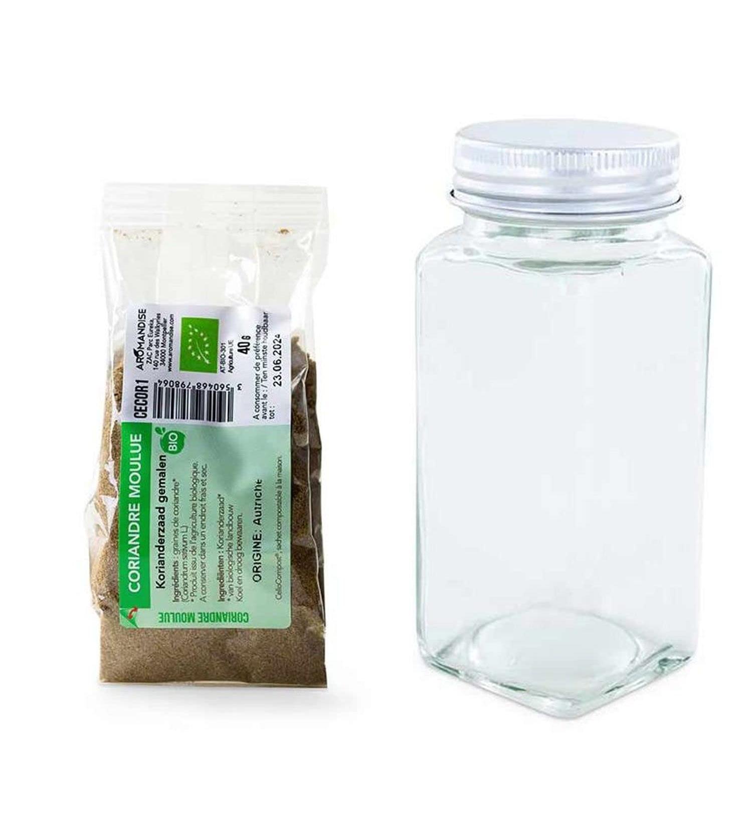 Powder Spice Bottle + Ground Coriander 40g - Buy Online on GoSupps.com