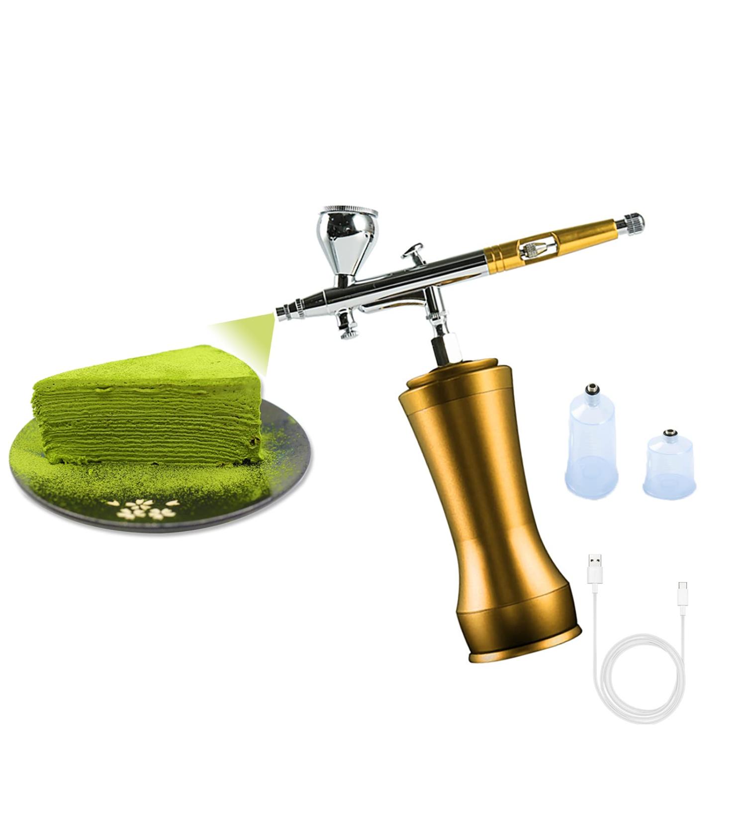 Professional Spray Gun Kit - Mini USB Rechargeable Air Brush for Makeup Nail Art Cake DIY - Ideal Single Action Spray Gun - Buy Online on GoSupps.com