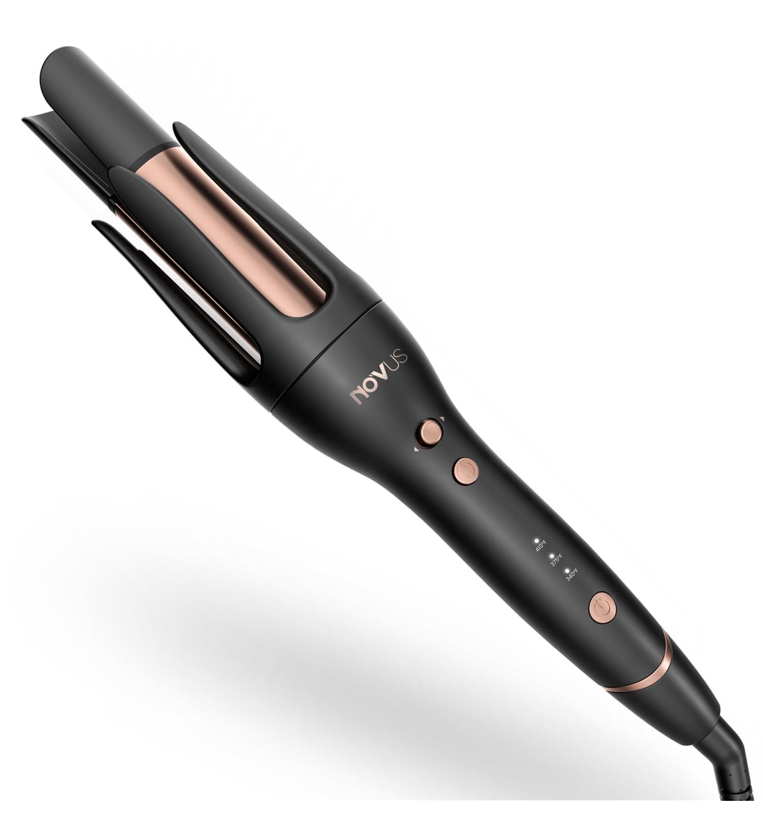 Buy Anti-Scald Automatic Curling Iron | Ceramic Rotating Curling Wand with Auto Shut Down & 3 Temp Settings - Perfect for All Hair Types - Buy Online on GoSupps.com