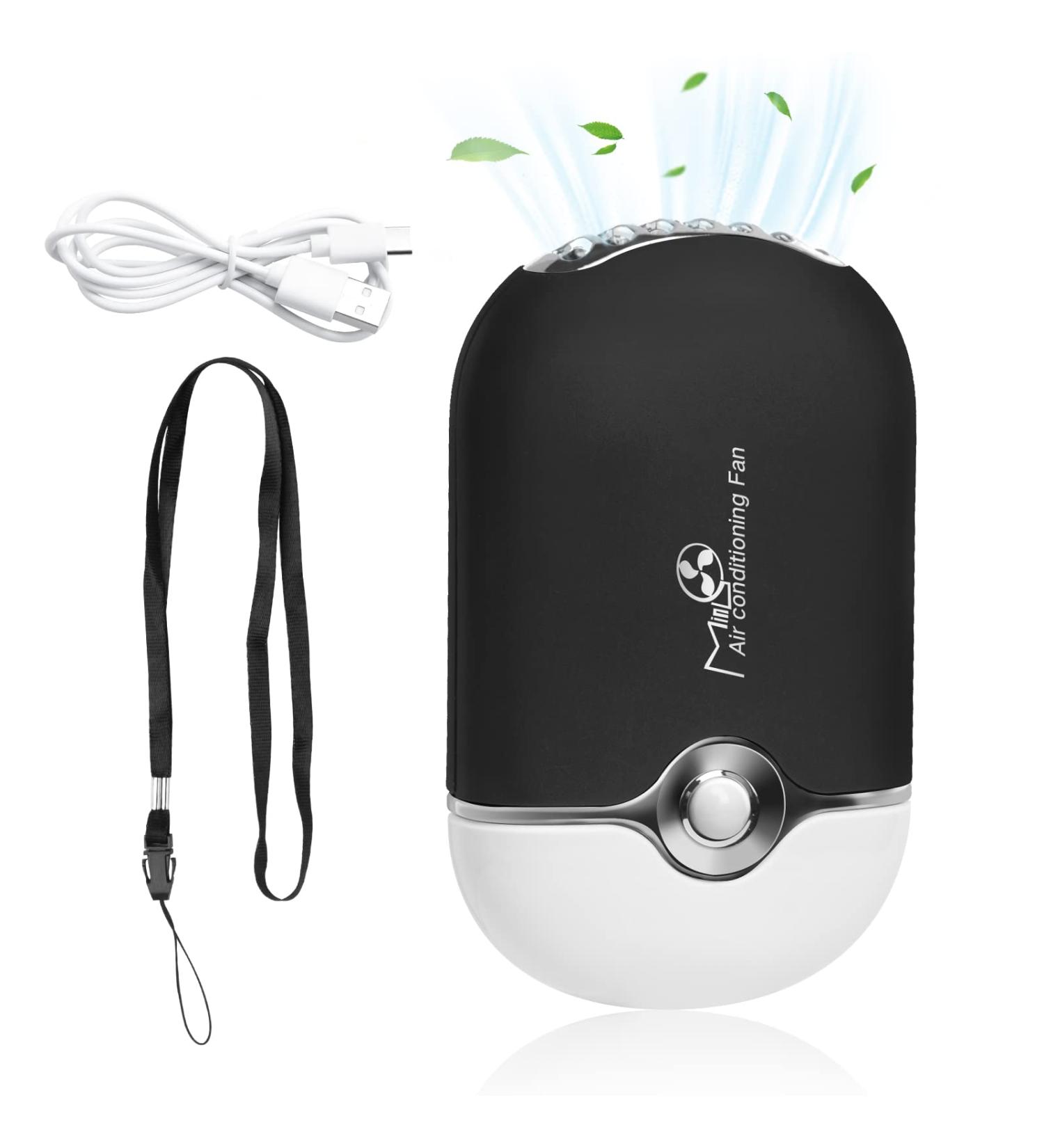 Buqikma Eyelash Fan Mini - Portable Rechargeable Lash Dryer with 3 Speeds - Pink - Buy Online on GoSupps.com