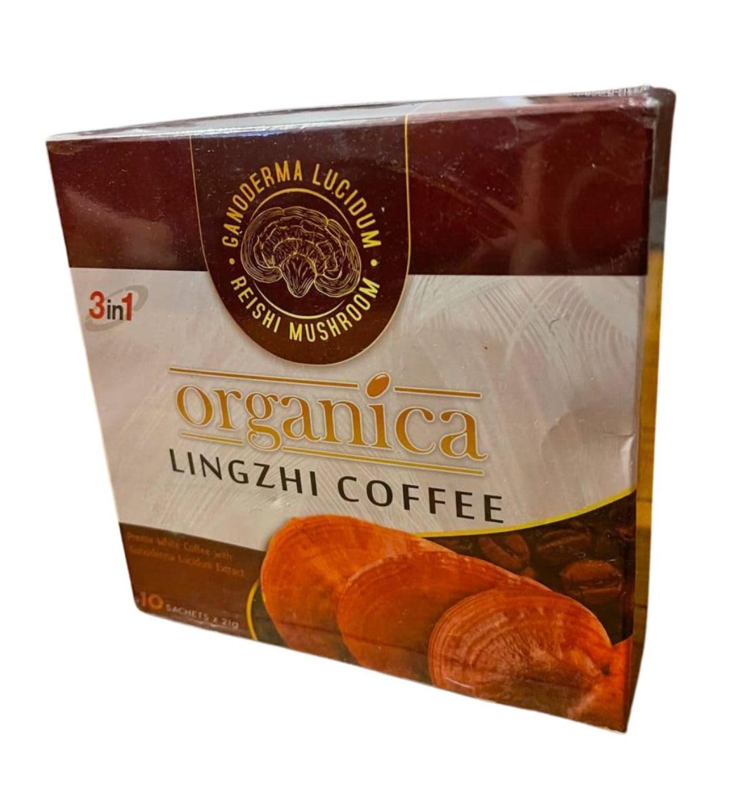 Ganoderma Reishi Lingzhi Mushroom Coffee Powder - 20x 25g - Buy Online on GoSupps.com