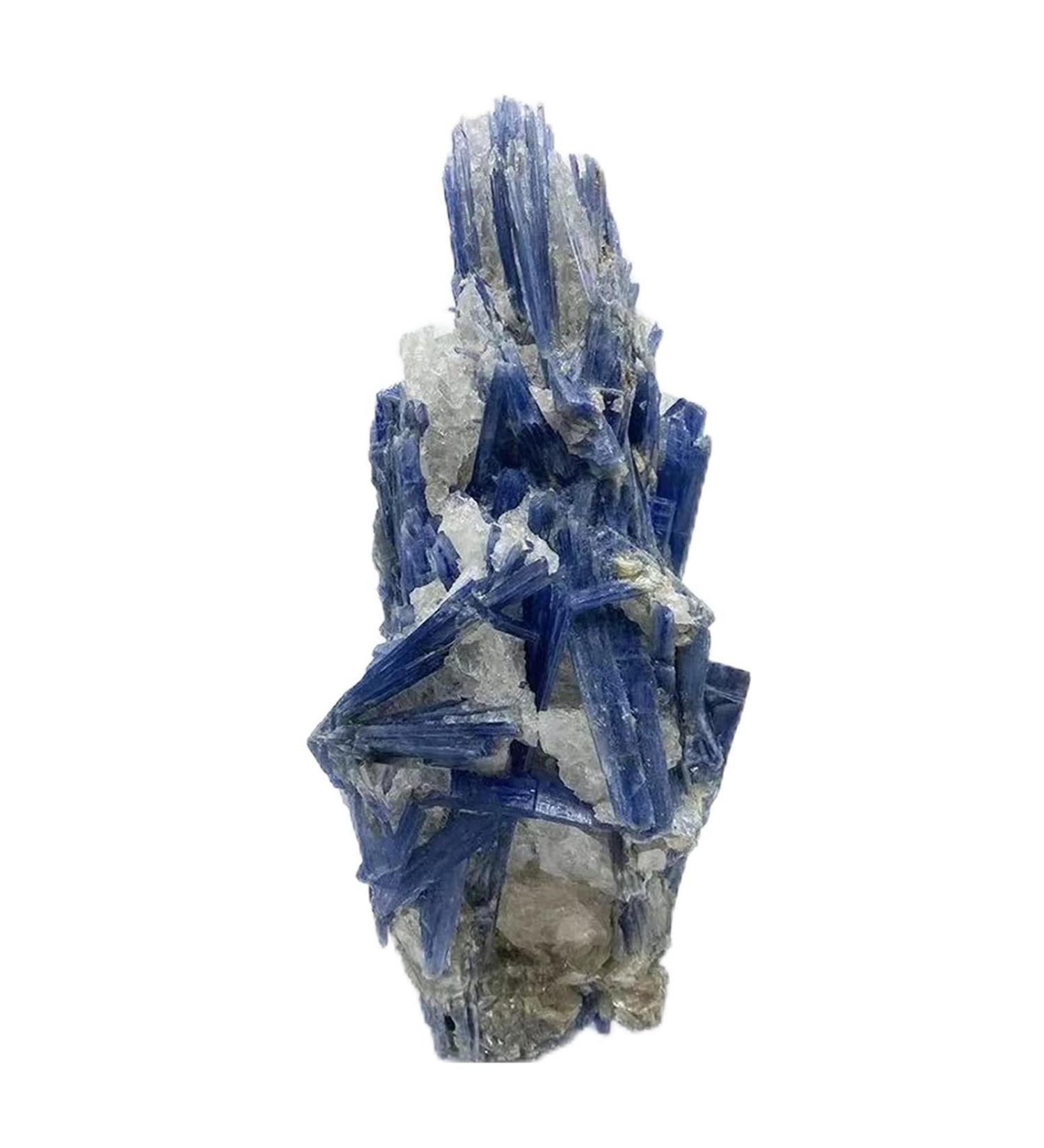 CIMWJOPS Natural Crystal Rough 1PC 150G-330G Natural Raw Cyanite Quartz Crystal Cluster Blue kyanite Rough Stone for Decoration 1pc 215g-235g - Buy Online on GoSupps.com