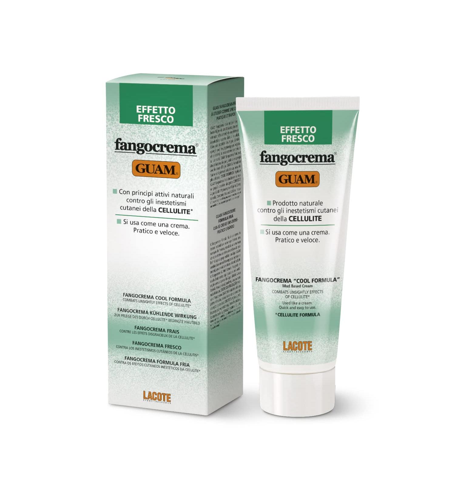 Guam Fango Cream - Refreshing Anti-Cellulite Treatment Made in Italy 250ml | Smooth Uneven Skin - Buy Online on GoSupps.com