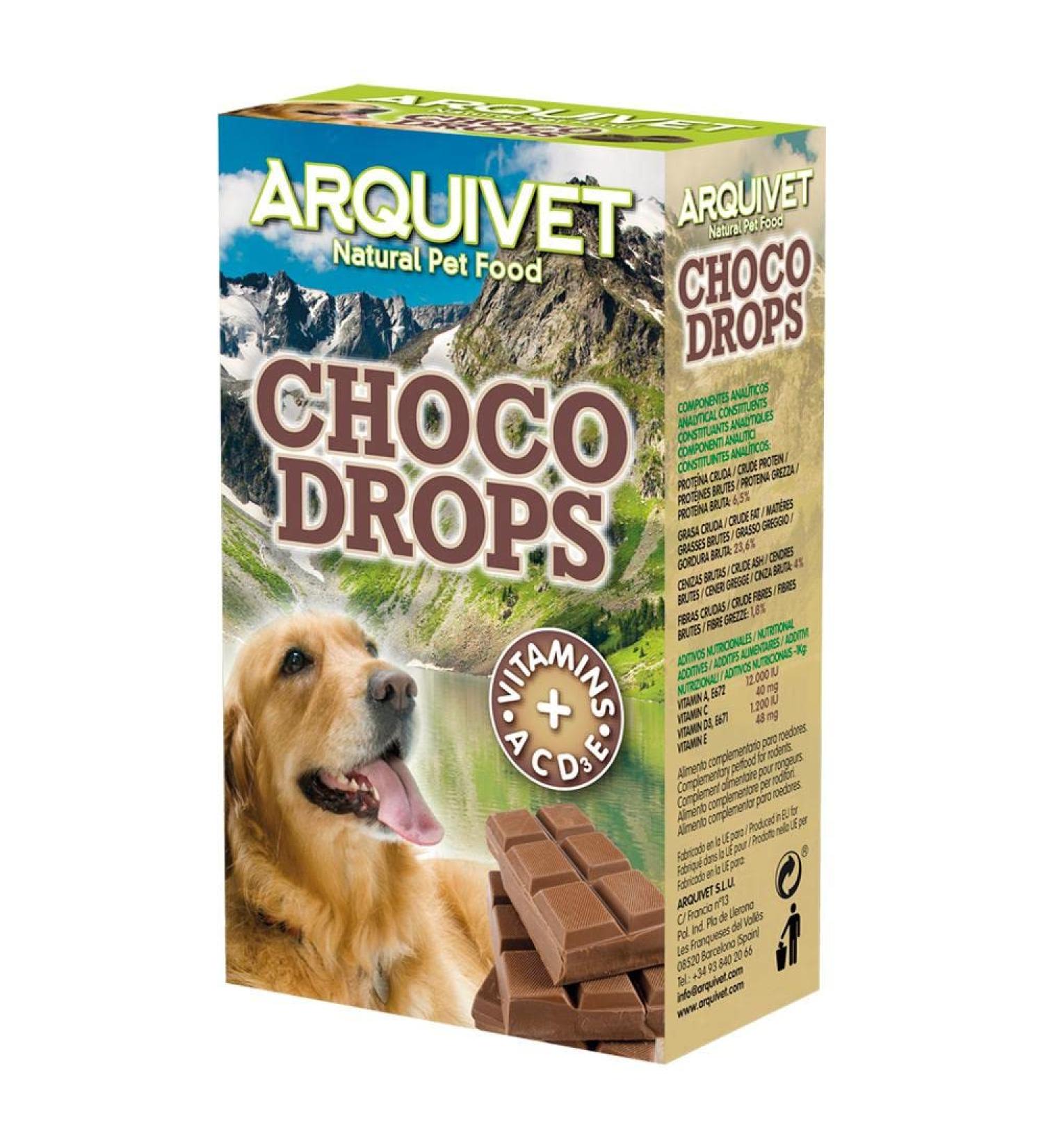 Arquivet Choco Drops - Snacks for Dogs - 65g