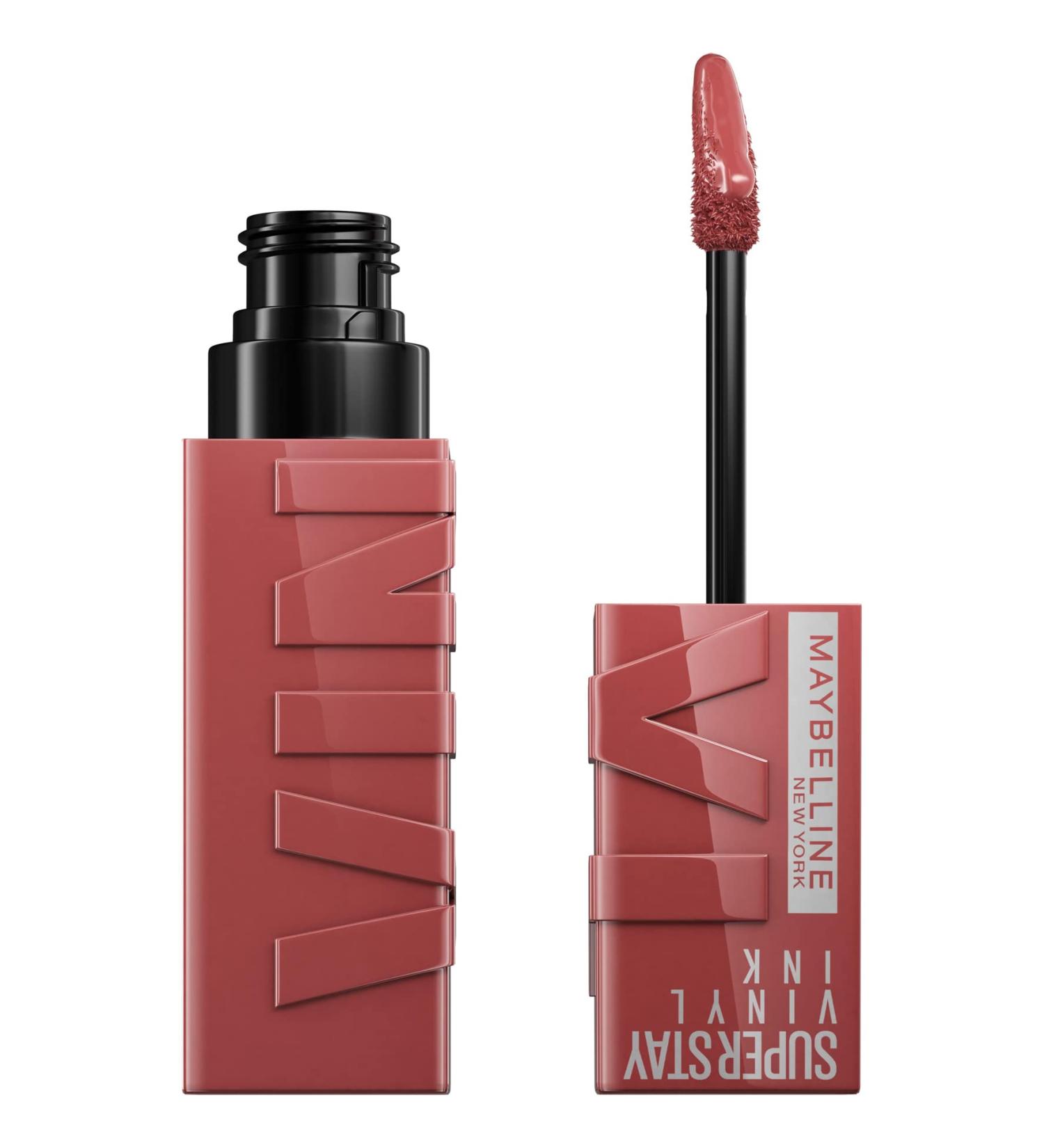Maybelline SuperStay Vinyl Ink Liquid Lipstick 115 Peppy | Smudge-Free & Long-Lasting Lip Colour - Buy Online on GoSupps.com