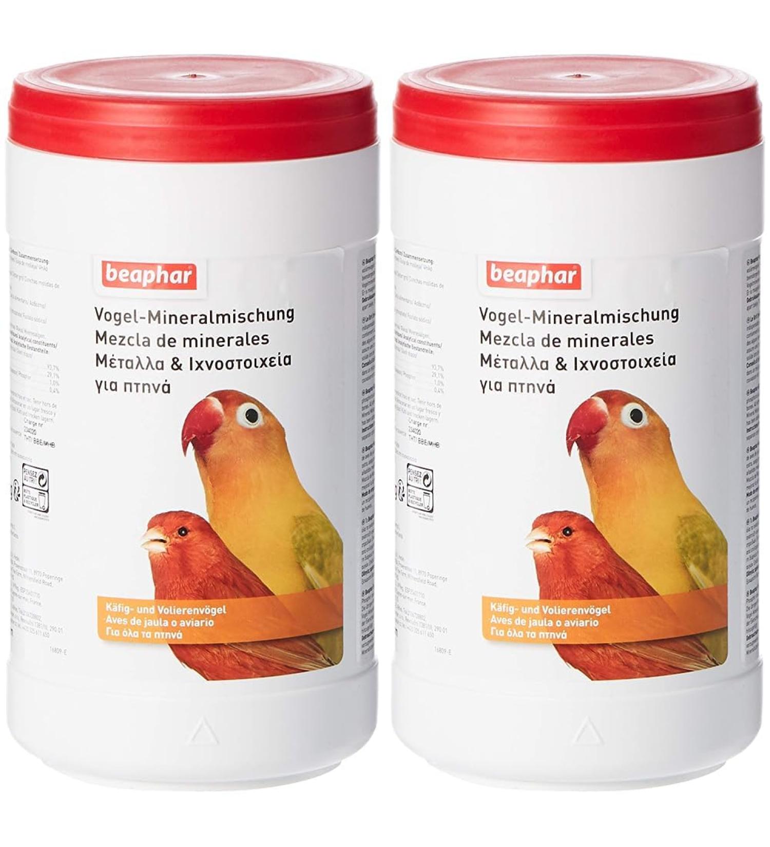 Buy Beaphar Bird Minerals 1250g (Pack of 2) - Premium 1.25kg Nutrition for Birds - International Shipping Available - Buy Online on GoSupps.com