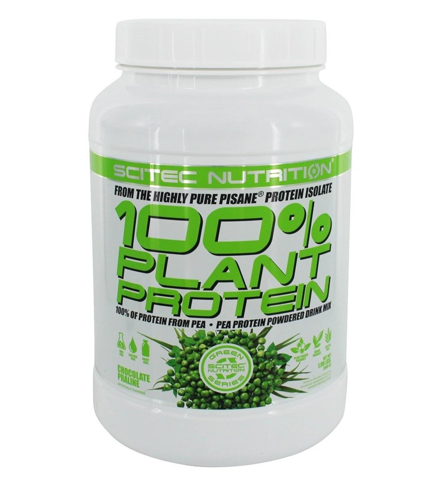 Scitec USA 100% Plant Protein Chocolate Praline | High-Quality Vegan Protein for Optimal Health - Buy Online on GoSupps.com