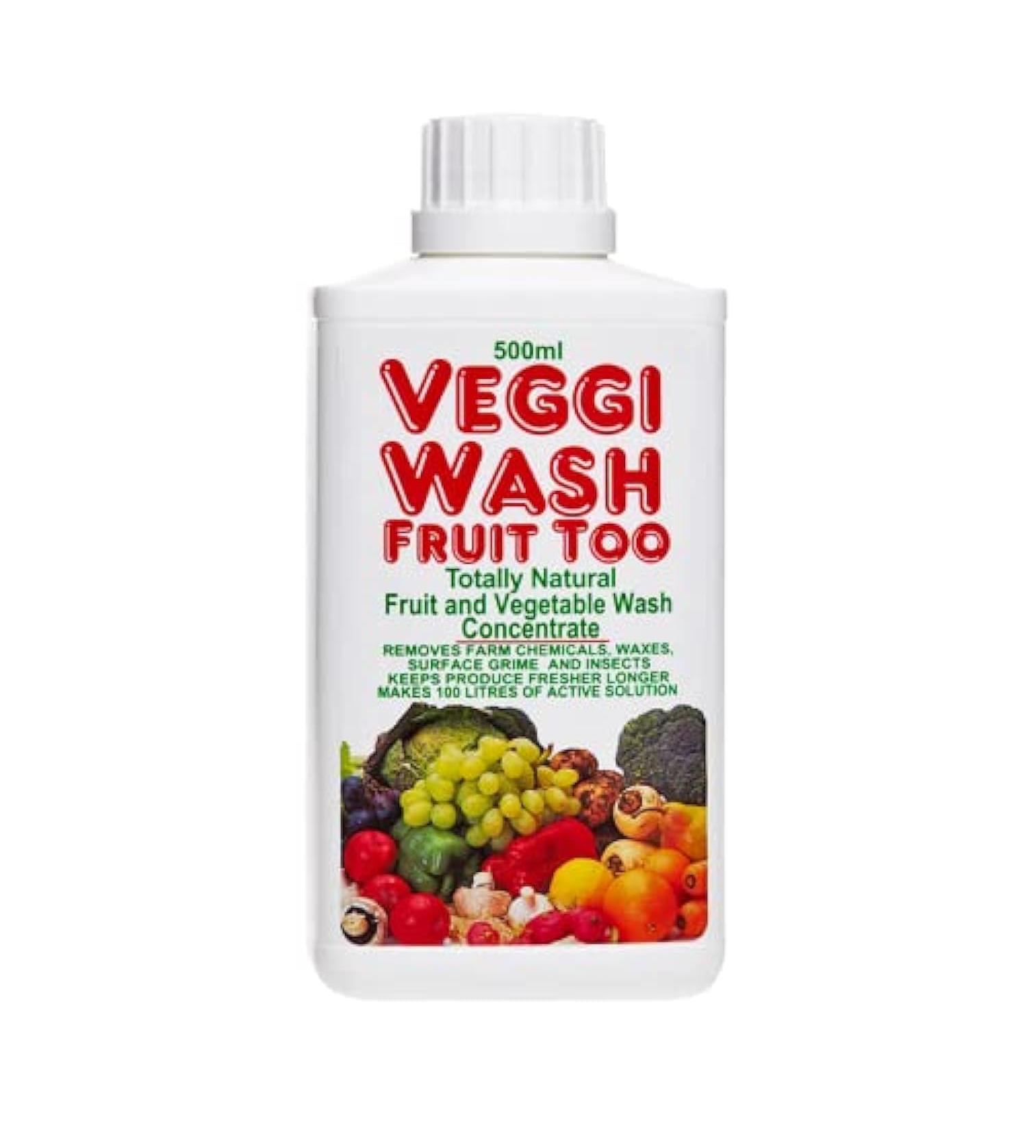 Food Safe Veggi Wash Concentrate 500ml - Natural and Effective Solution - Buy Online on GoSupps.com