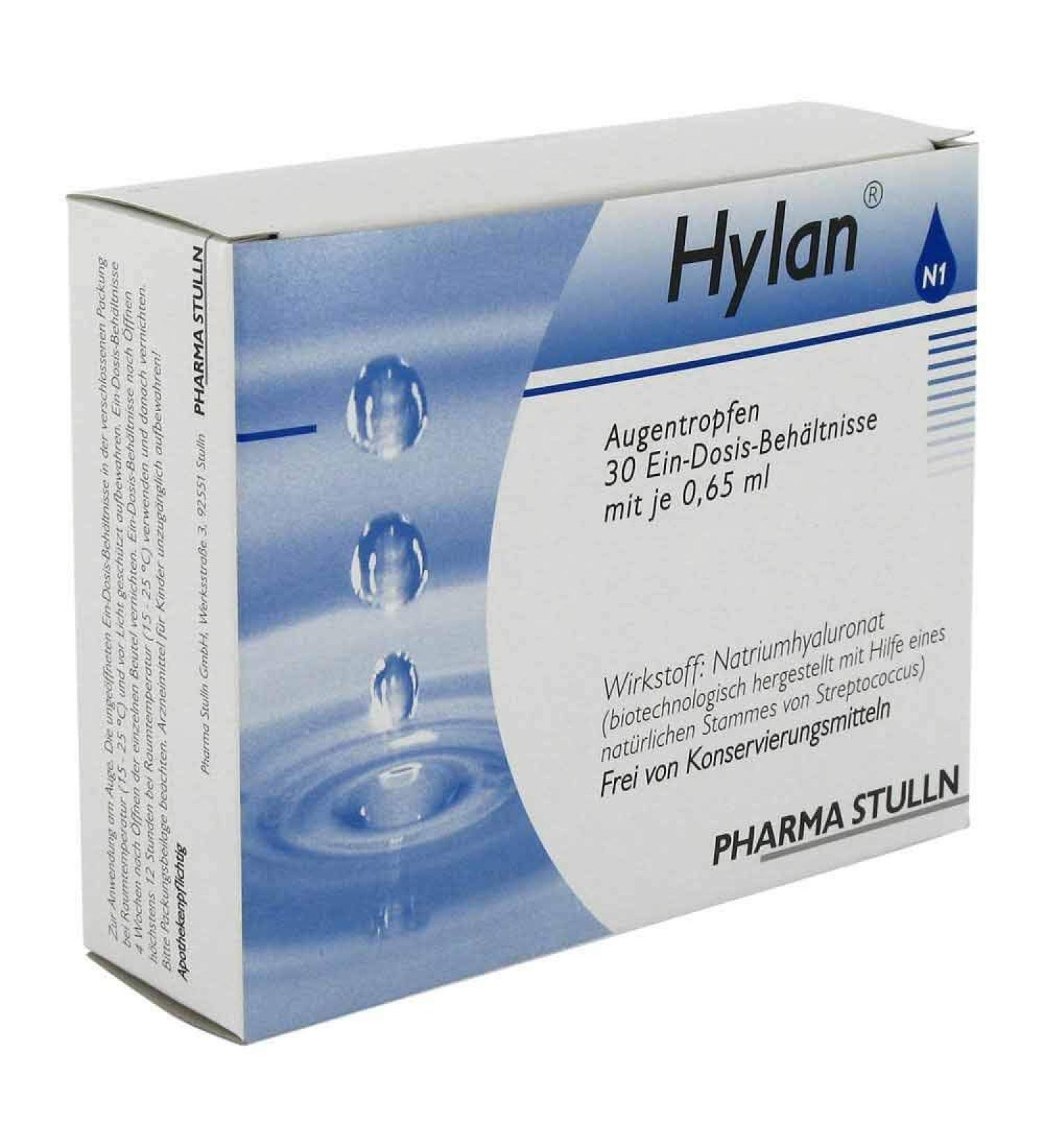 Hylan 0.65 ml eye drops 30 hours