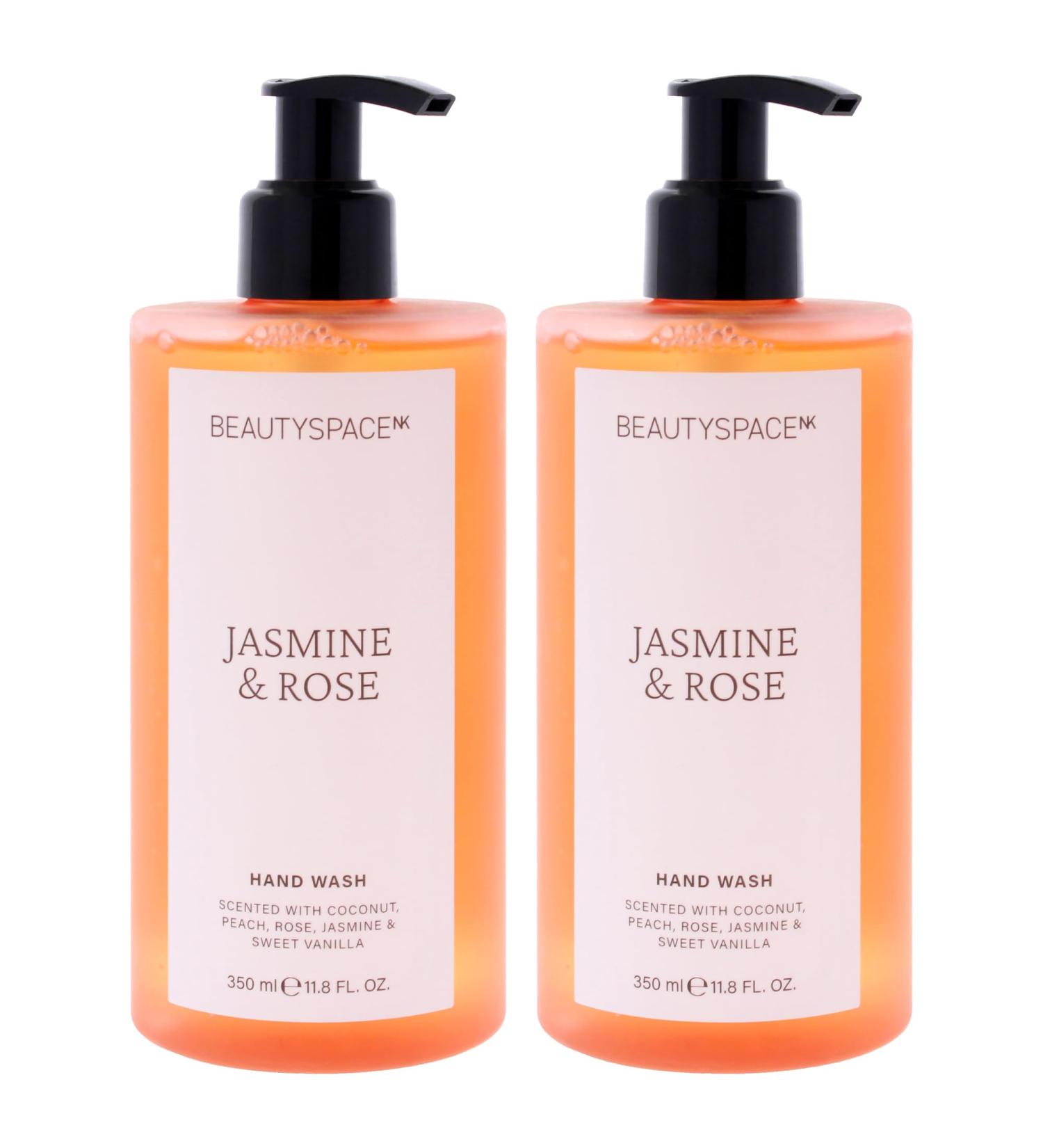Beauty Space Hand Wash - Jasmine and Rose by BeautySpace for Unisex - 11.8 oz Hand Wash - Pack of 2