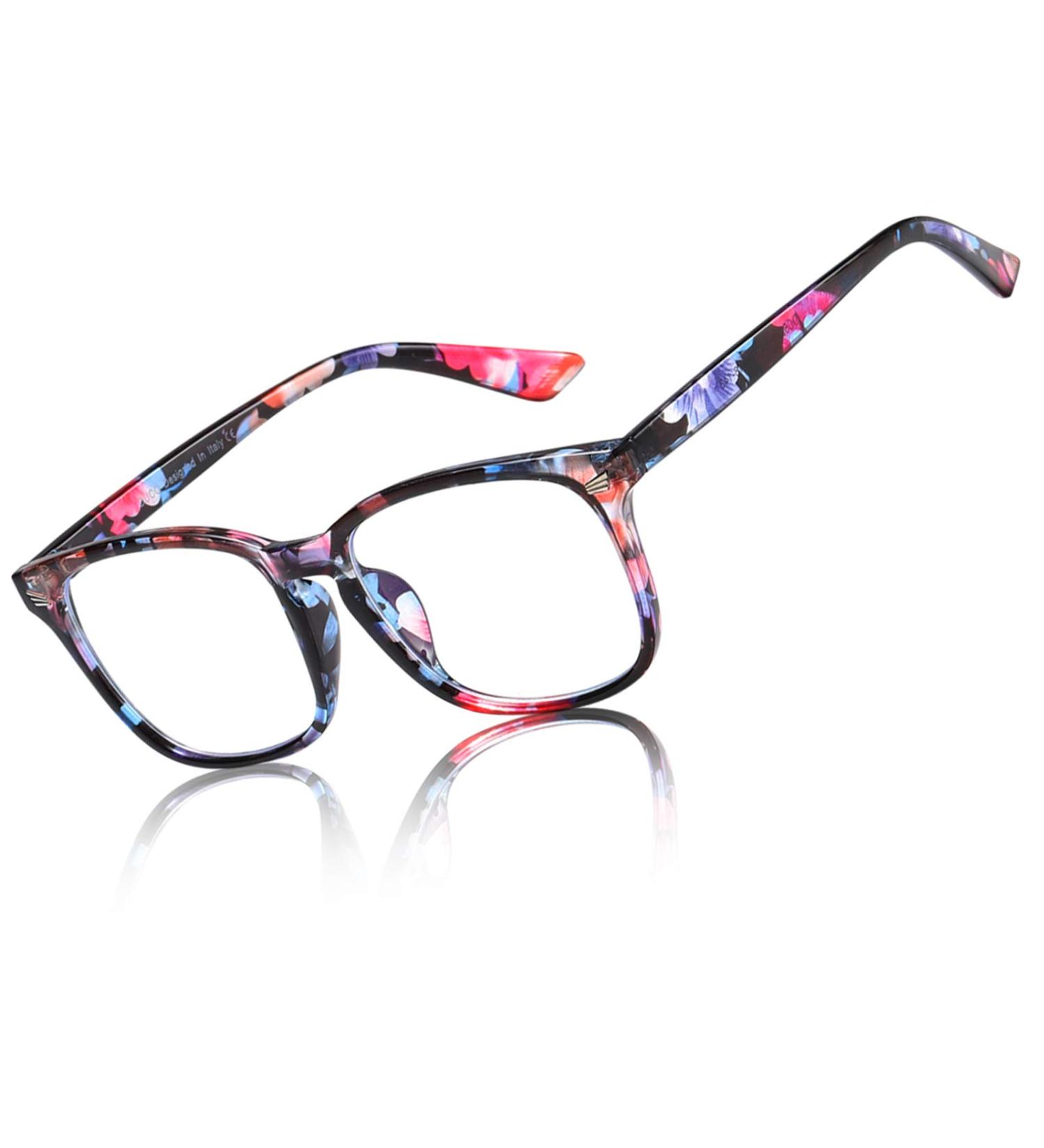 DUCO 5201 Blue Light Filter Glasses for Men & Women - UV Protection No Prescription Ideal for PC TV Gaming & Mobile Use - Buy Online on GoSupps.com