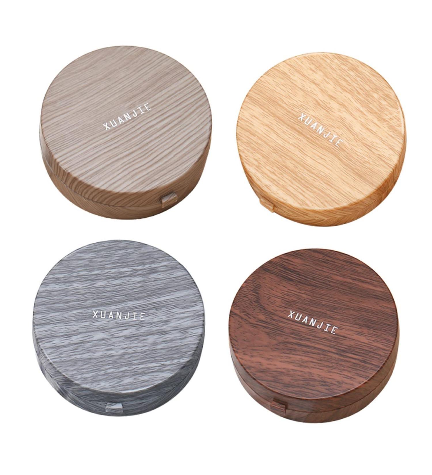 Goohochy Contact Lens Case Set - Colorful Accessories & Eye Care Holder with Mirror Tweezers and Wooden Bracket - International Shipping Available - Buy Online on GoSupps.com