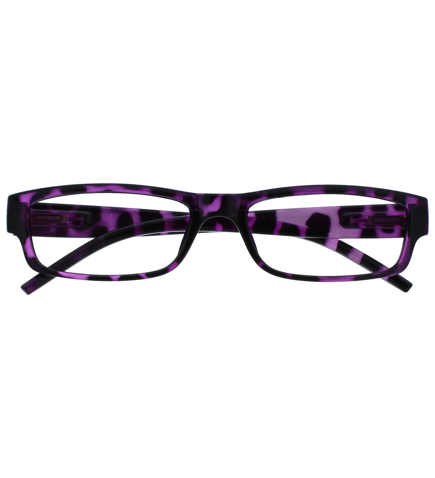 Purple Tortoiseshell Reading Glasses +1.50 Magnification | Lightweight & Comfortable Unisex Readers - Buy Online on GoSupps.com