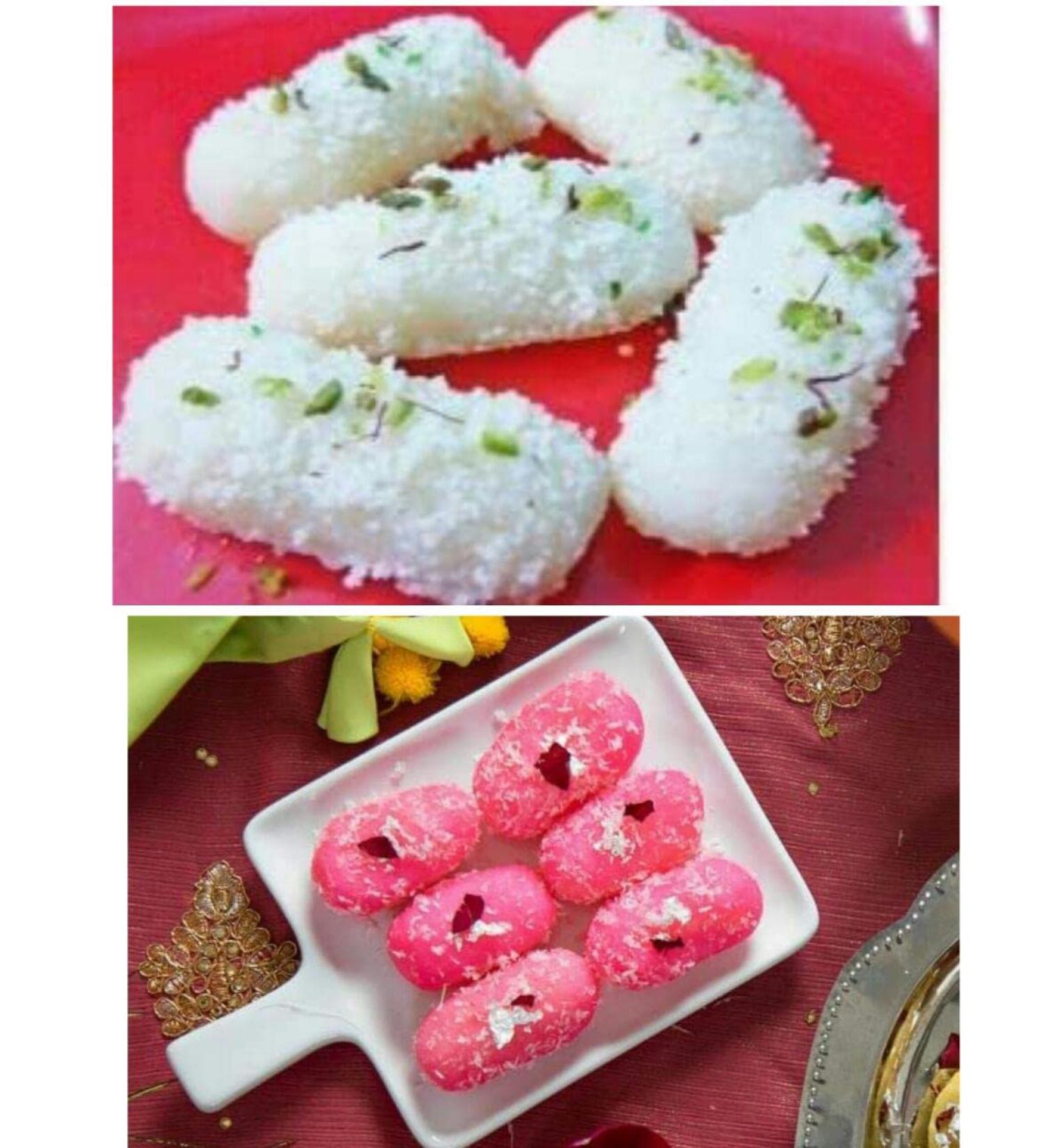 2 Different Types Of Delicious Indian Traditional Sweets For Raksha Bandhan Marriage Diwali Holi Ganesh Chaturthi Festival Treat For Family & Friends (2 375g Each) (Motichoor Laddu & Besan Ladoo) - Buy Online on GoSupps.com