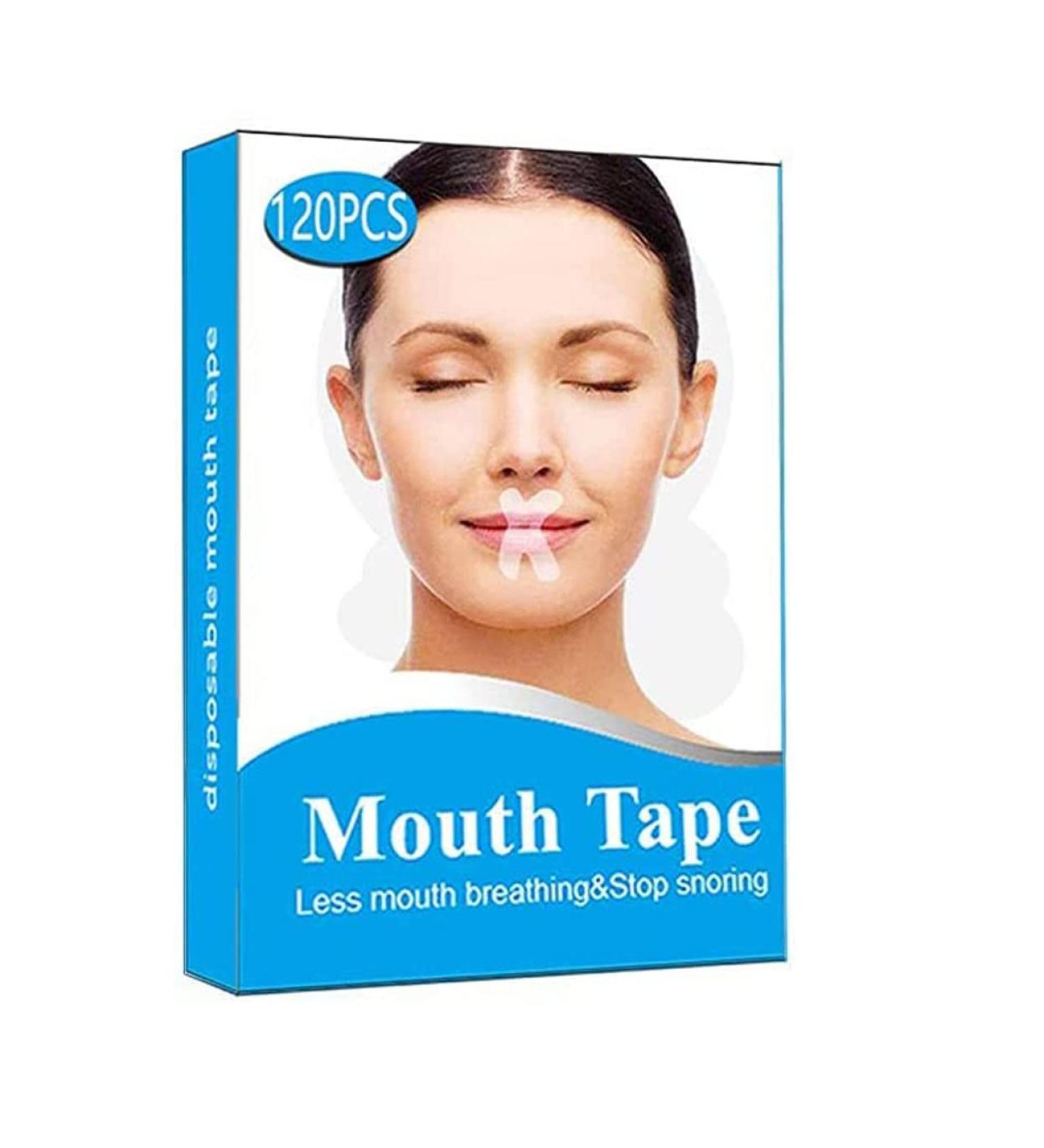 120 Pcs Anti Snore Mouth Tape | Self-Adhesive Sleep Strips for Snoring Relief and Better Sleep Quality - Buy Online on GoSupps.com