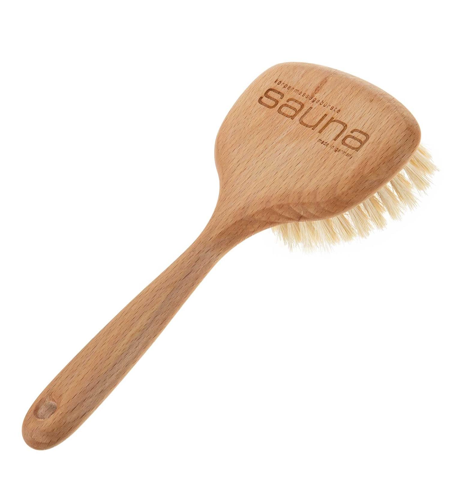 Buy SIDCO Wooden Sauna Brush - Natural Fiber Massage & Back Body Brush for Ultimate Relaxation | International Shipping Available - Buy Online on GoSupps.com
