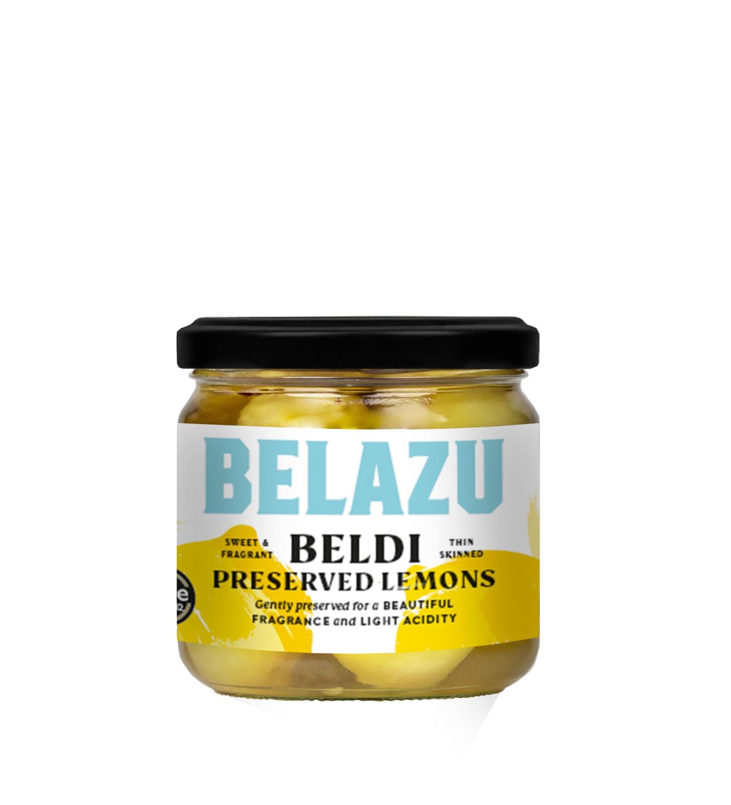 Belazu Beldi Preserved Lemons (Drained Weight 200 Net Weight 360 g)
