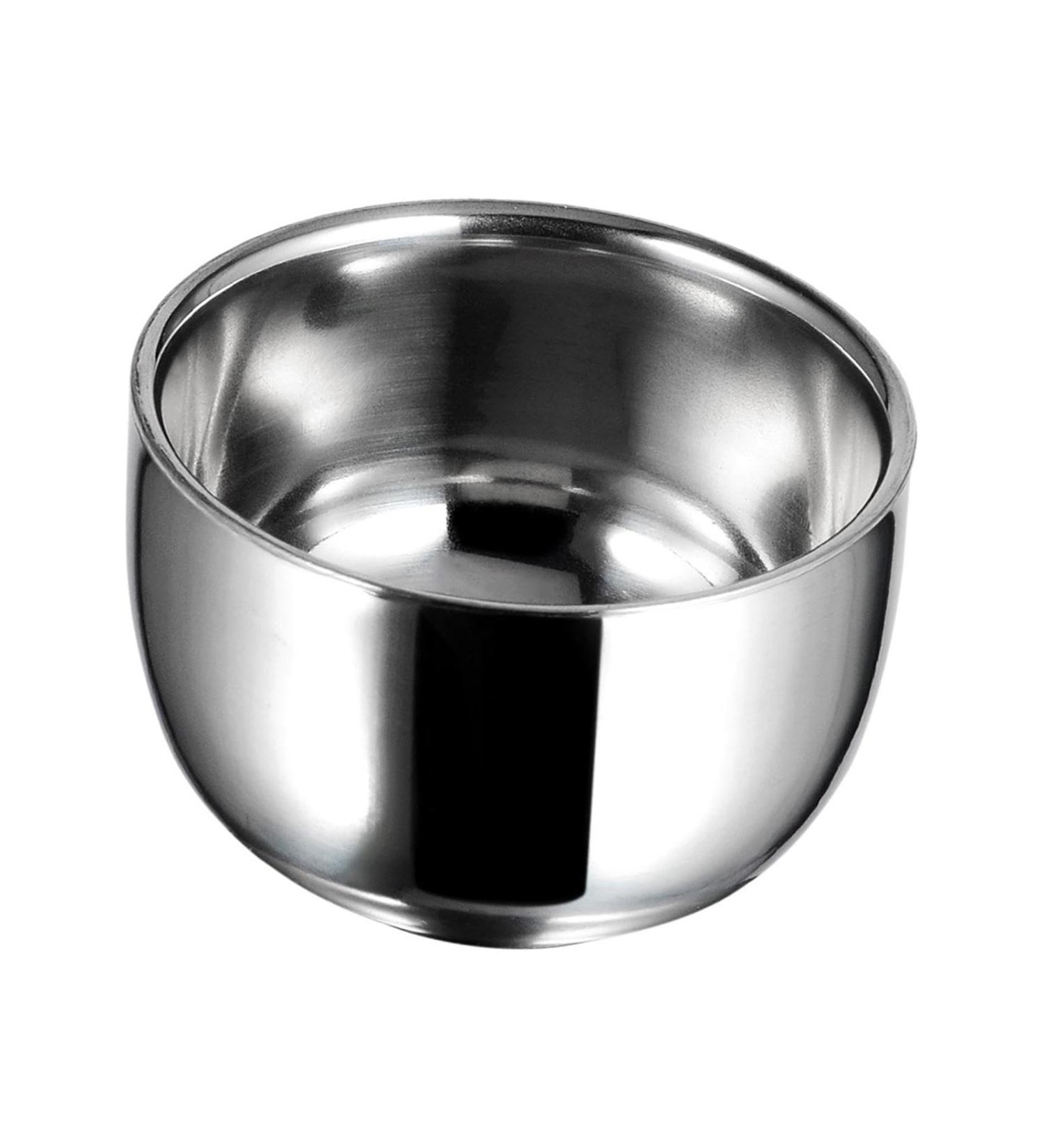 Fenteer Stainless Steel Razor Soap Bowl - Durable Metal Shaving Cup for Men Perfect Gift for Husband Dad & Friends - Buy Online on GoSupps.com