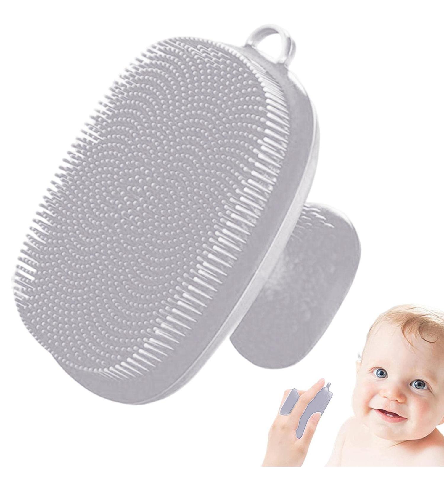 Silicone Face Cleansing Brush - Face Scrubber with Handle Soft Silicone Facial Cleansing Brush Waterproof Face Exfoliator Blackhead Pore Pad Face Wash Brush for Cleaning Gyouza White - Buy Online on GoSupps.com