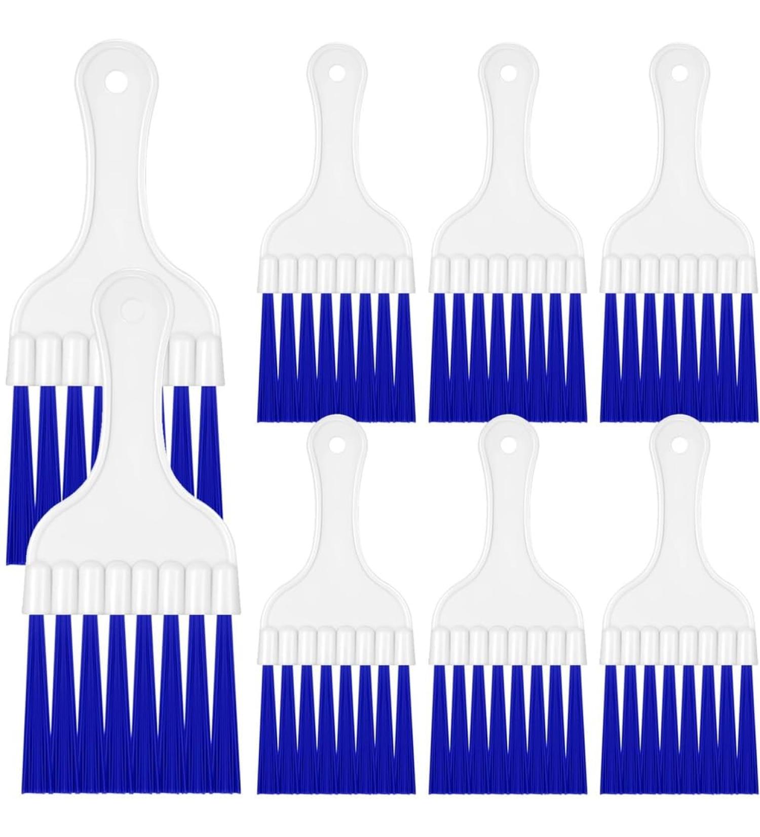 Crcyphne 8 Packs Air Conditioner Condenser Cleaning Brush Small Plastic Brush Refrigerator Coil Brush HVAC Coil Cleaner Brush - Buy Online on GoSupps.com