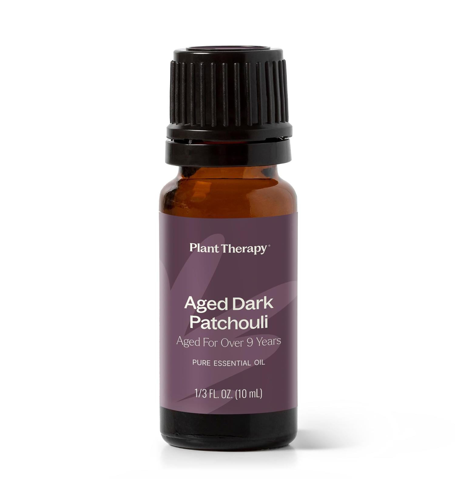 Plant Therapy Aged Dark Patchouli Essential Oil 10 mL (1/3 oz) 100% Pure Therapeutic Grade Aged Patchouli Oil with Deep Bold Earthy Scent Aromatherapy & Fragrance Oil for Diffusers & Skin - Buy Online on GoSupps.com