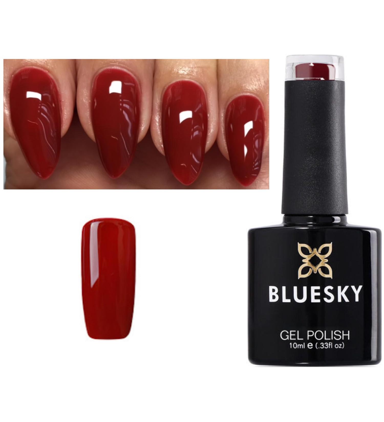 Bluesky Ruby Red Collection - gel nail polish for shiny and beautiful nails |Long stop of up to 3 weeks (80626 craft culture) 80626 craft culture 10 ml (1 Pack)