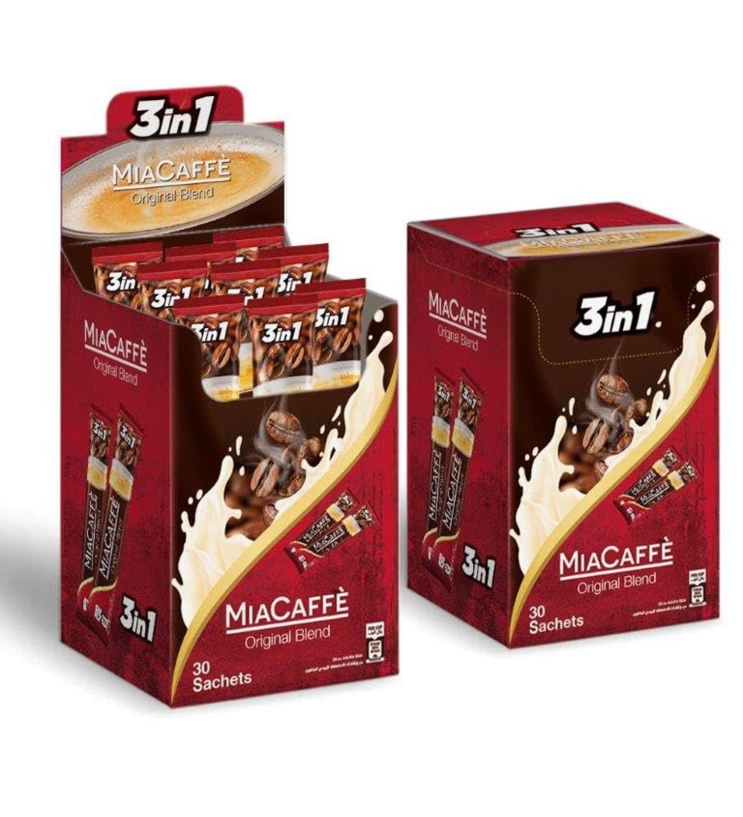 MIA CAFE Instant Coffee sachets/packets (Original - 3in1) - Buy Online on GoSupps.com
