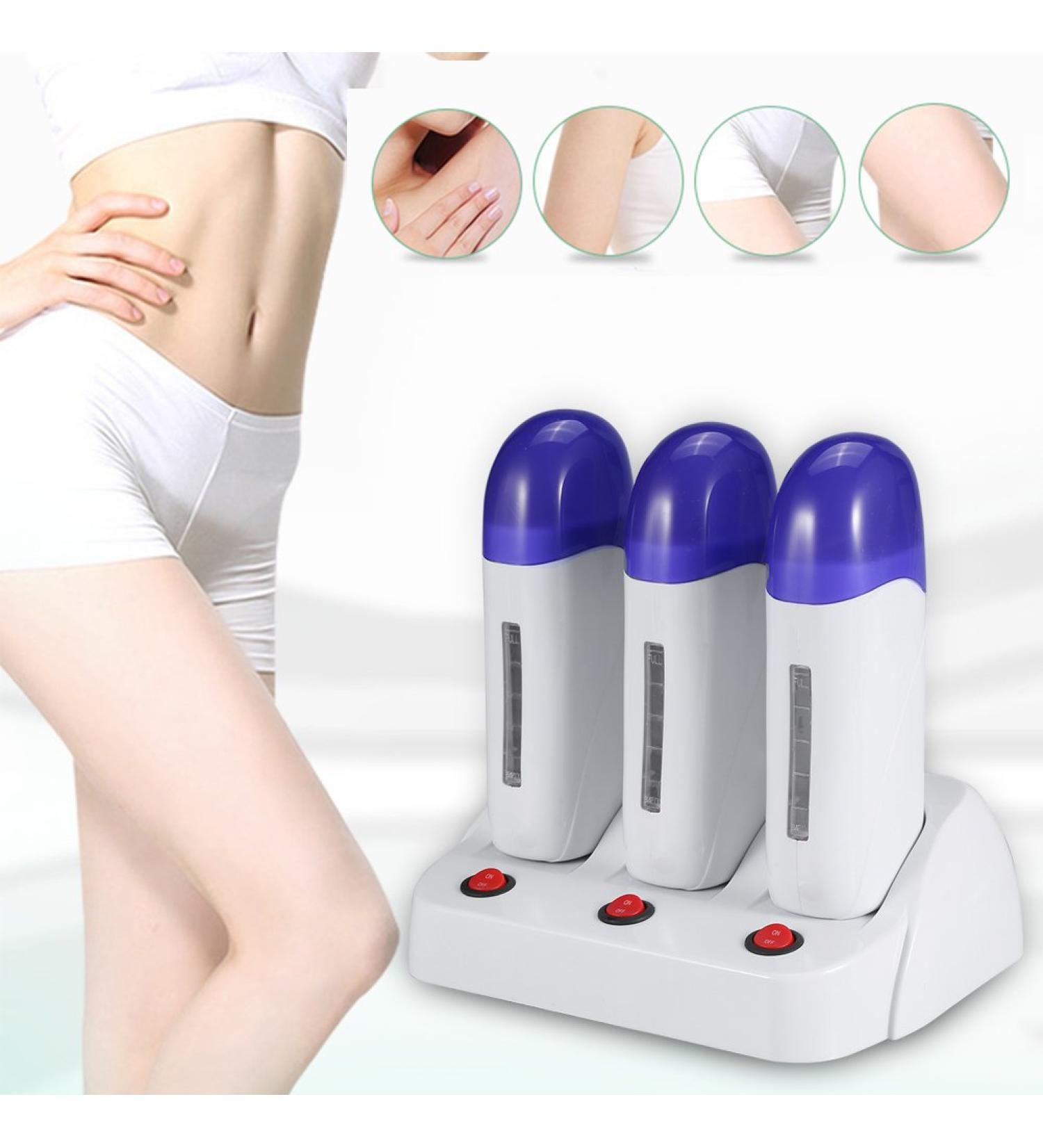 Hurrise Electric Wax Warmer - Professional Roll-On Wax Device for Smooth Skin | Arm Leg Foot Armpit & Bikini Waxing Accessories - International Shipping Available - Buy Online on GoSupps.com