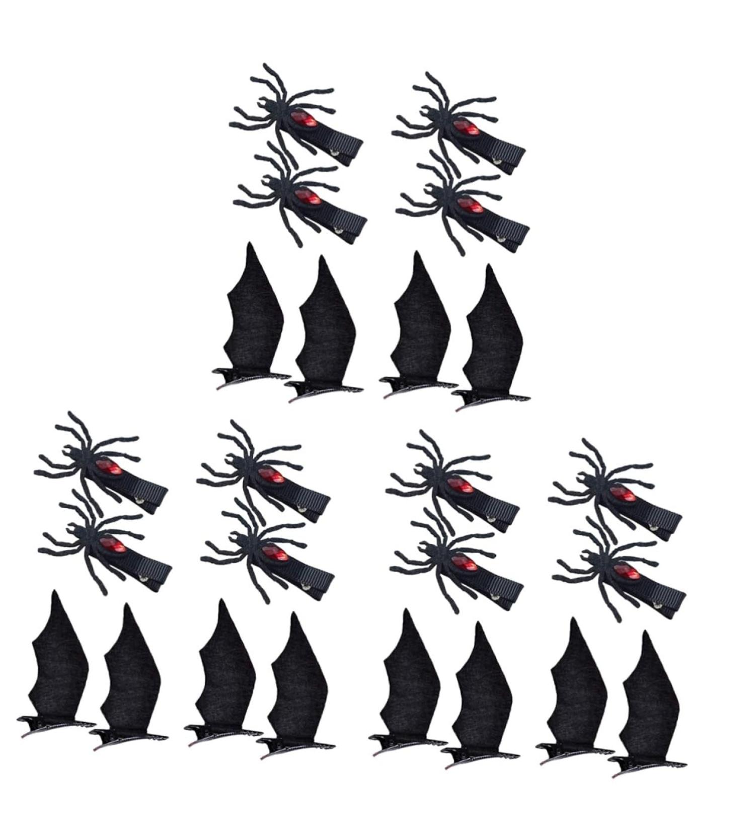 minkissy 12 Pairs Halloween Hair Clips Bat Hairclips Halloween Party Headdress Bat Wings Hair Clips Halloween Hair Accessories Bat Wings Hair Barrettes Bat Hair Clip Gothic Wig Iron Child - Buy Online on GoSupps.com