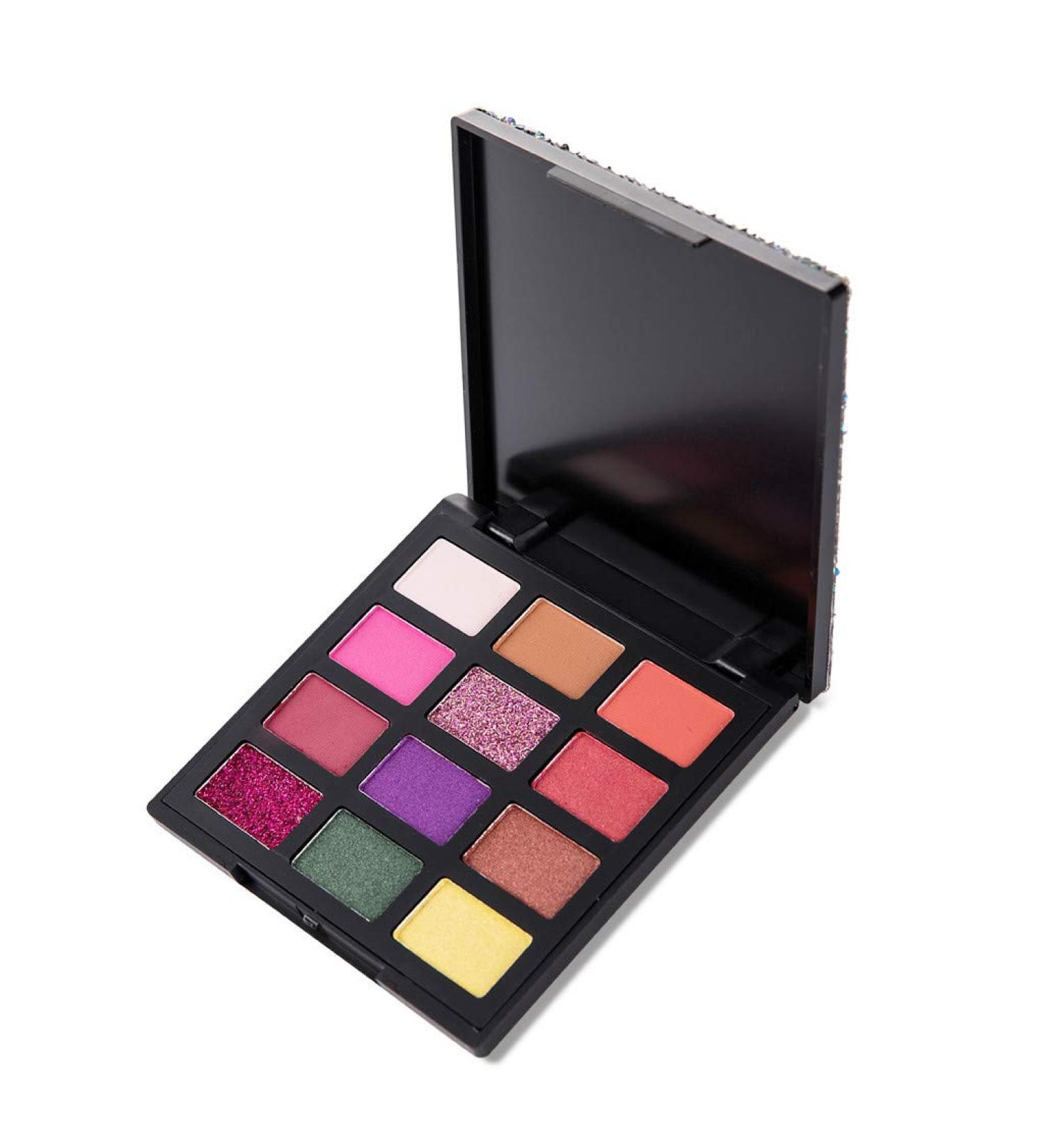 MMOOVV MAGEFY Eyeshadow Palette 12 Colors Eyeshadow Powder Makeup Waterproof Shadow Palette Cosmetics (B) - Buy Online on GoSupps.com