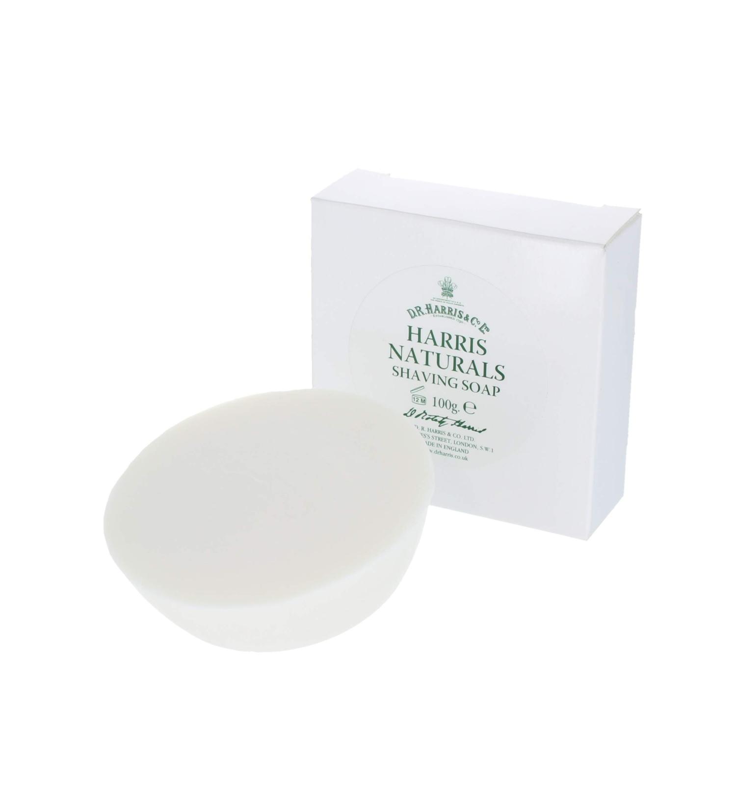 DR Harris Naturals Shaving Soap Refill for Wooden Bowl by DR Harris