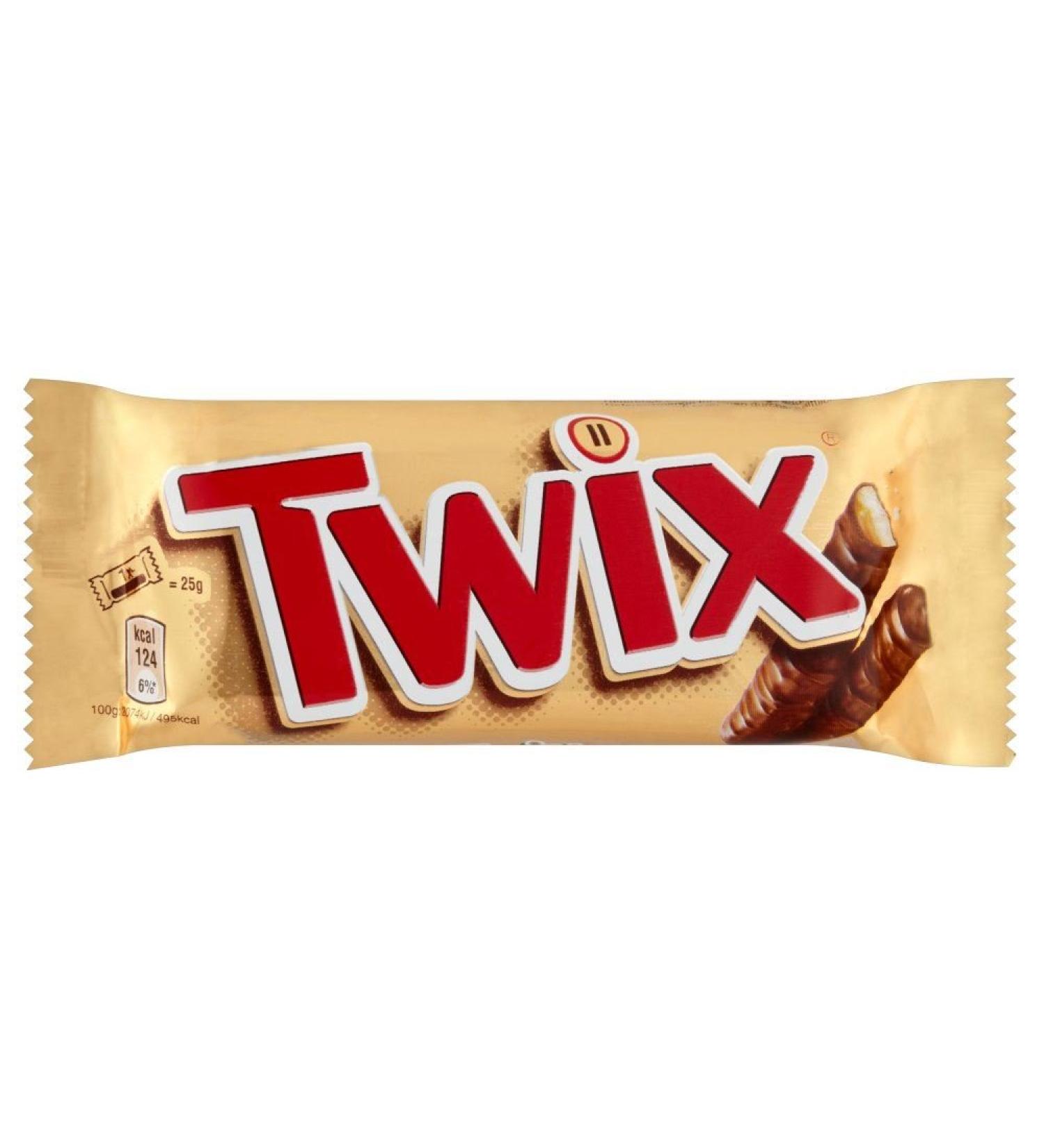 Twix - Double packed chocolate bars - set of 3 pairs of 50g