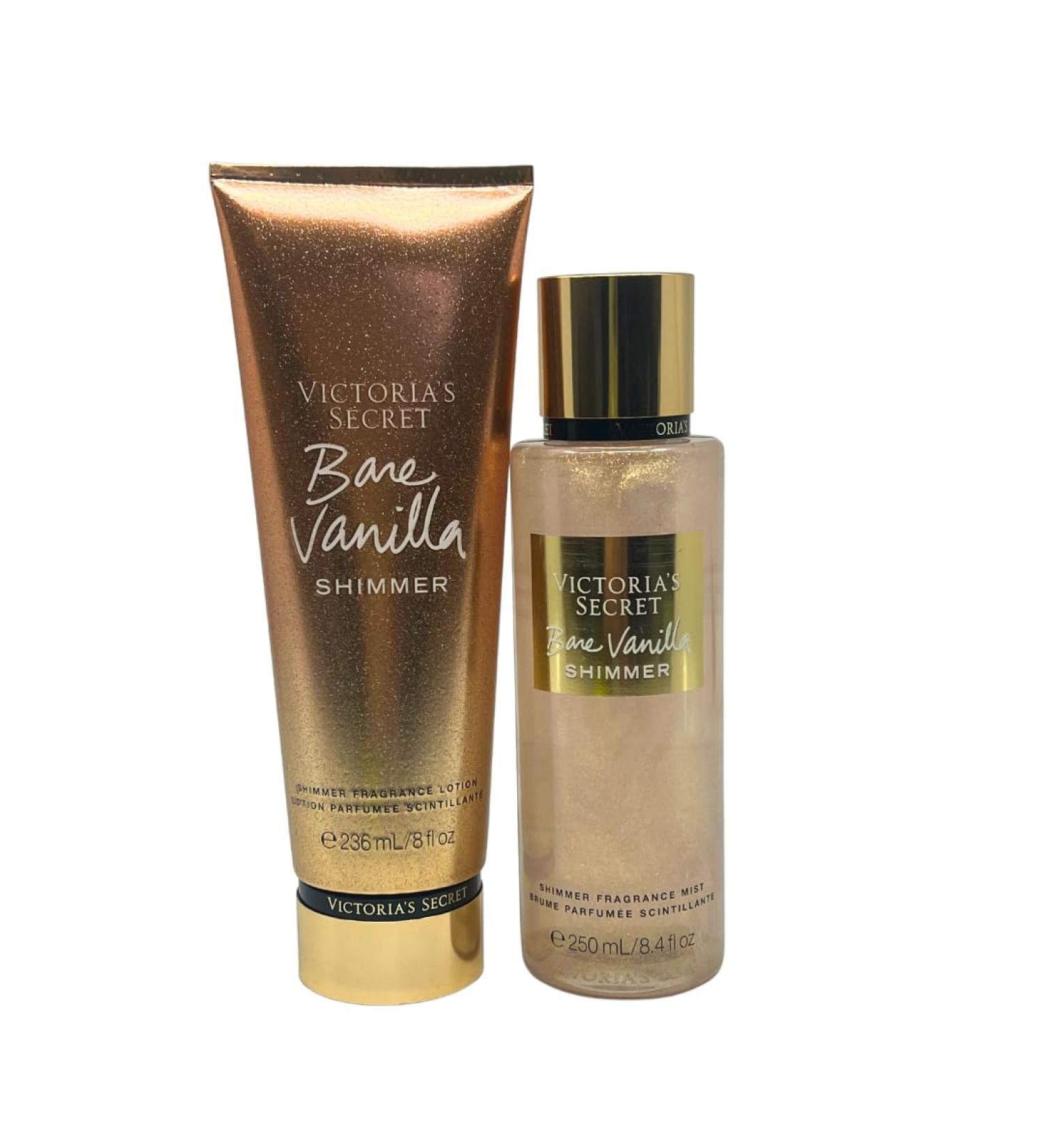 Victoria's Secret Bare Vanilla Shimmer Fragrance Mist & Lotion Set - Luxurious Scent for Women - Buy Online on GoSupps.com