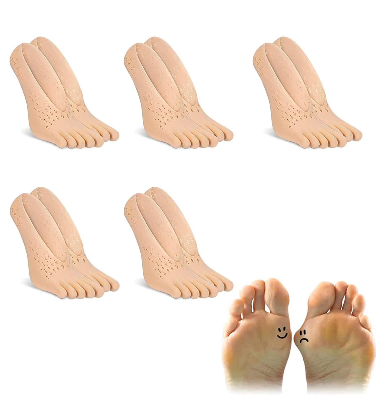 Projoint Antibunions Health Toe Socks - Bunion Corrector for Women and Men (Skin Color) - Buy Online on GoSupps.com
