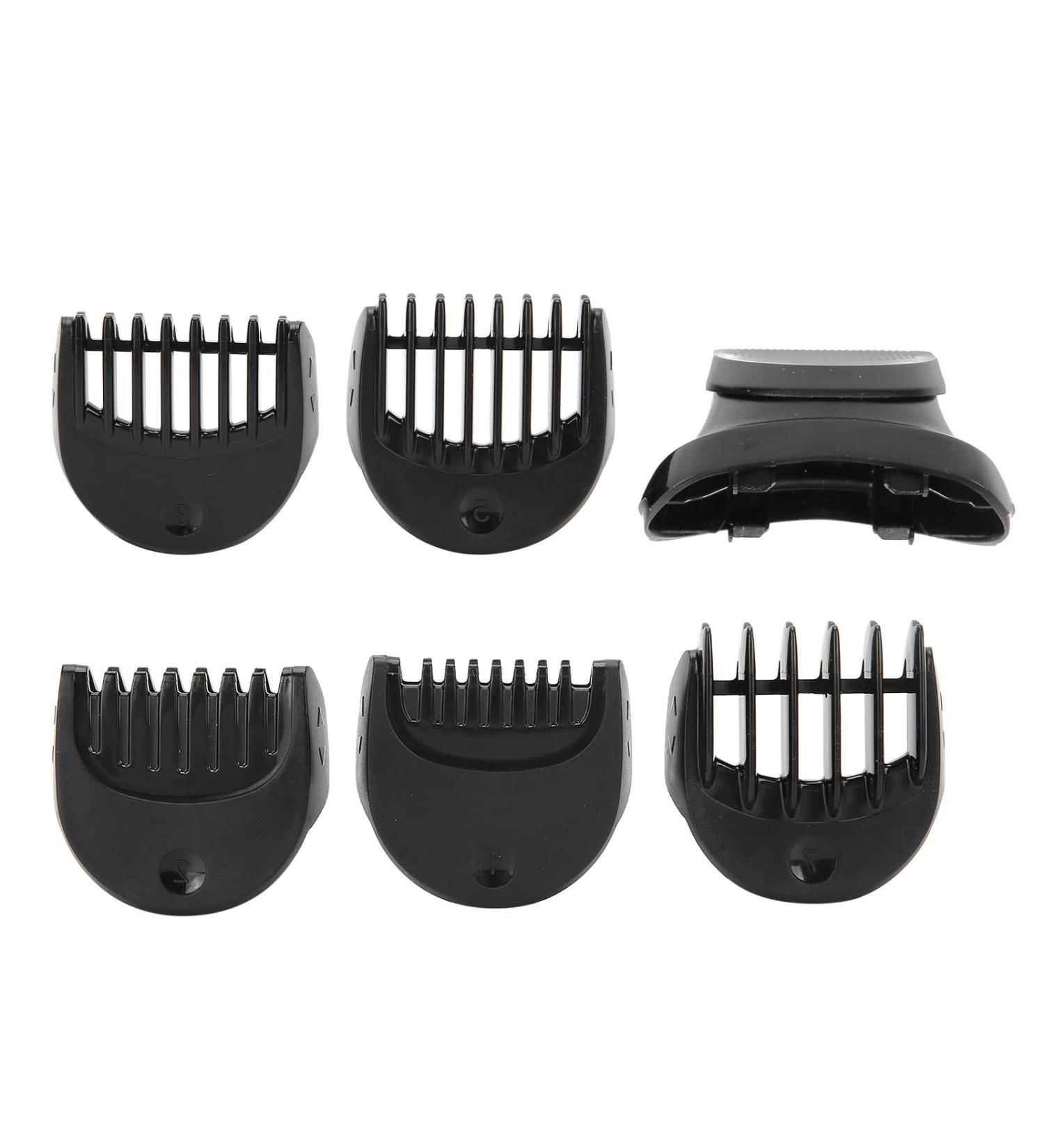 Durable Shaving Head Set - 5pcs ABS Trimmer Heads & Guide Combs for Men | Practical Grooming Tool for Home Use - Buy Online on GoSupps.com