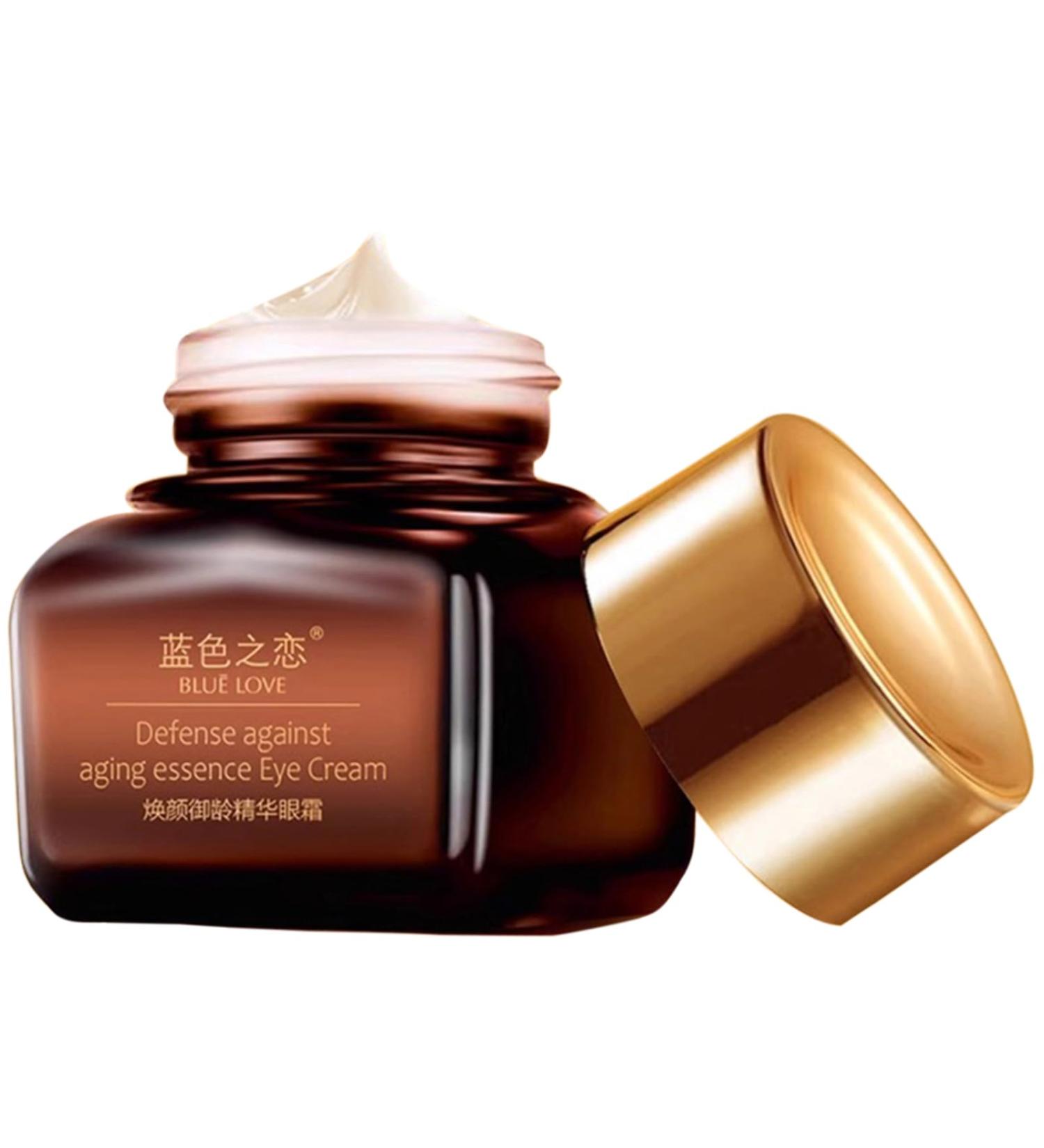 BLUE LOVE Anti-Aging Eye Cream Reduces Dark Circles & Puffiness Moisturizing Under-Eye Bags & Fast-Absorbing Wrinkle Treatment for Men & Women 0.7oz - Buy Online on GoSupps.com