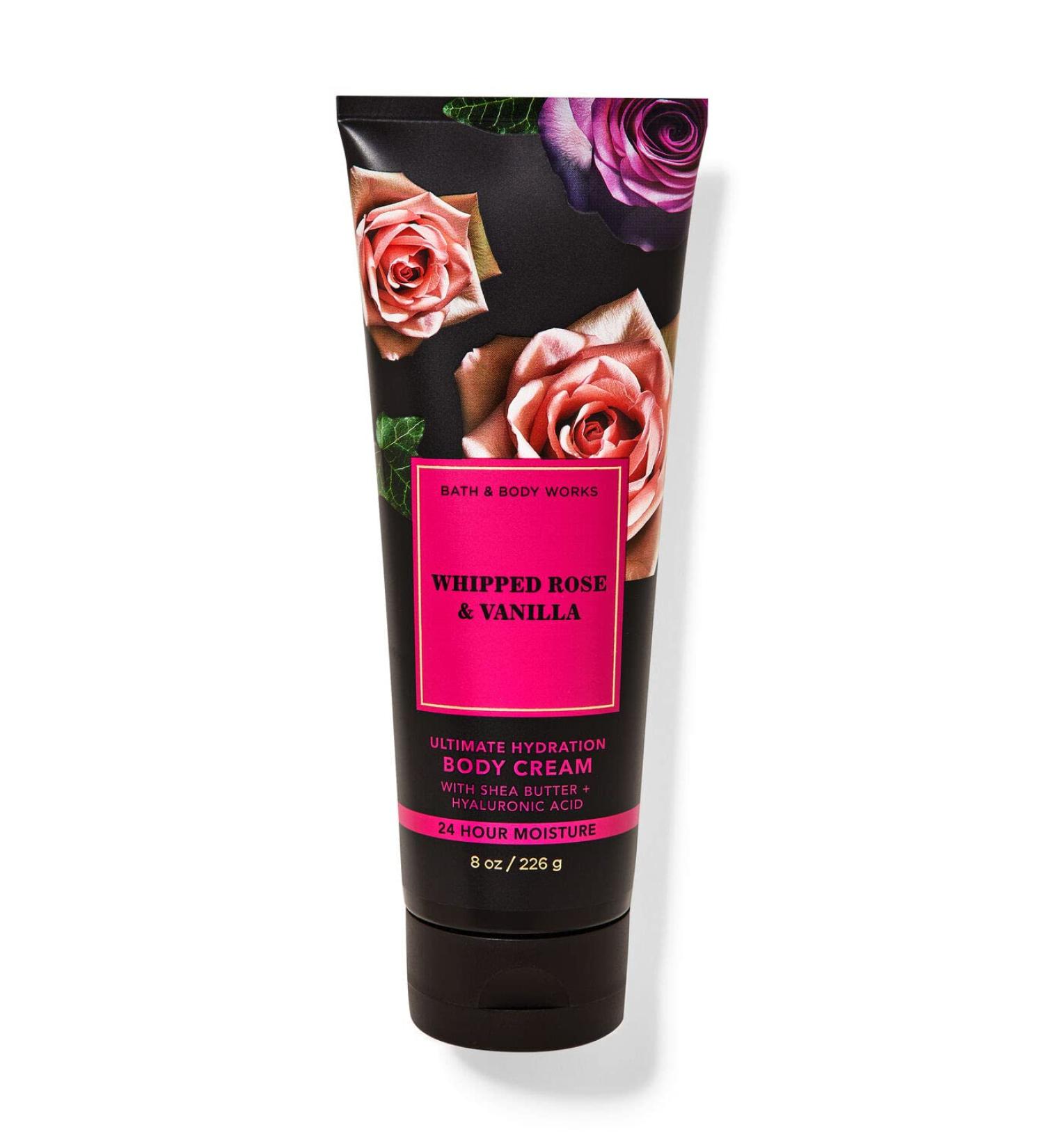 Whipped Rose & Vanilla Ultimate Hydration Body Cream 8 oz / 226 g