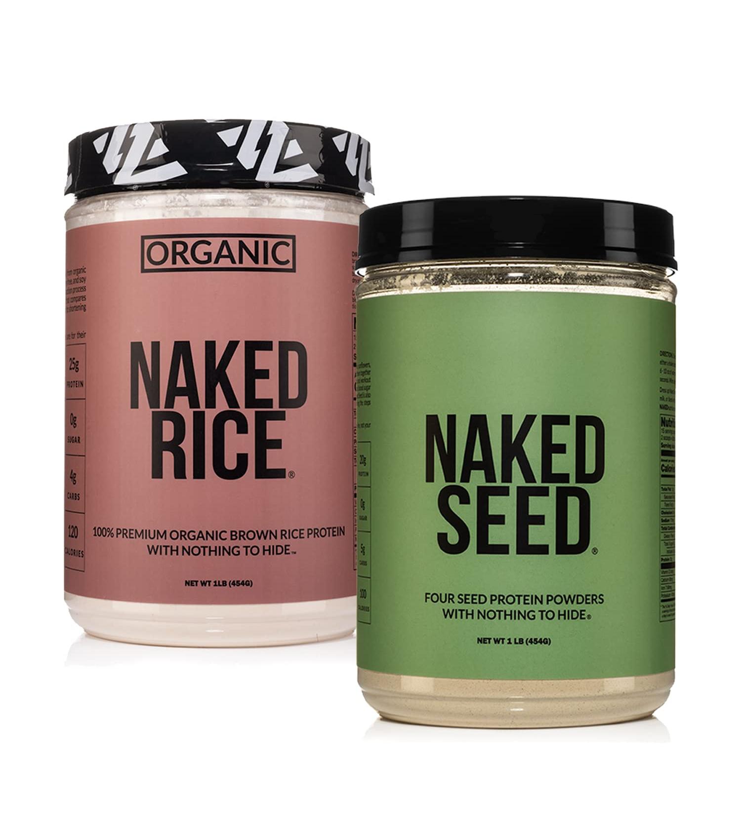 NAKED Vegan Protein Bundle Seed and 1LB Rice - Buy Online on GoSupps.com