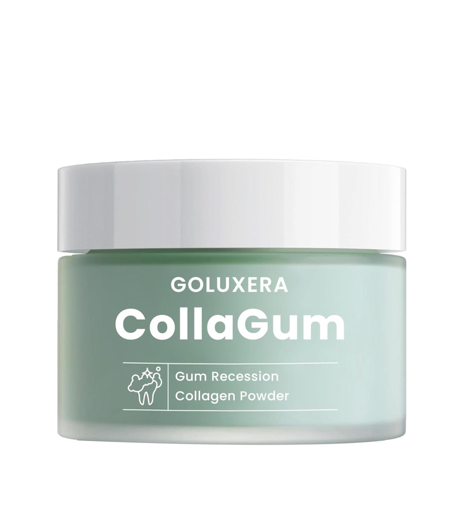 GOLUXERA Collagum Smile Strengthening Collagen Powder Collagen Tooth - Hydroxyapatite Toothpaste Care Powder Protect Gum