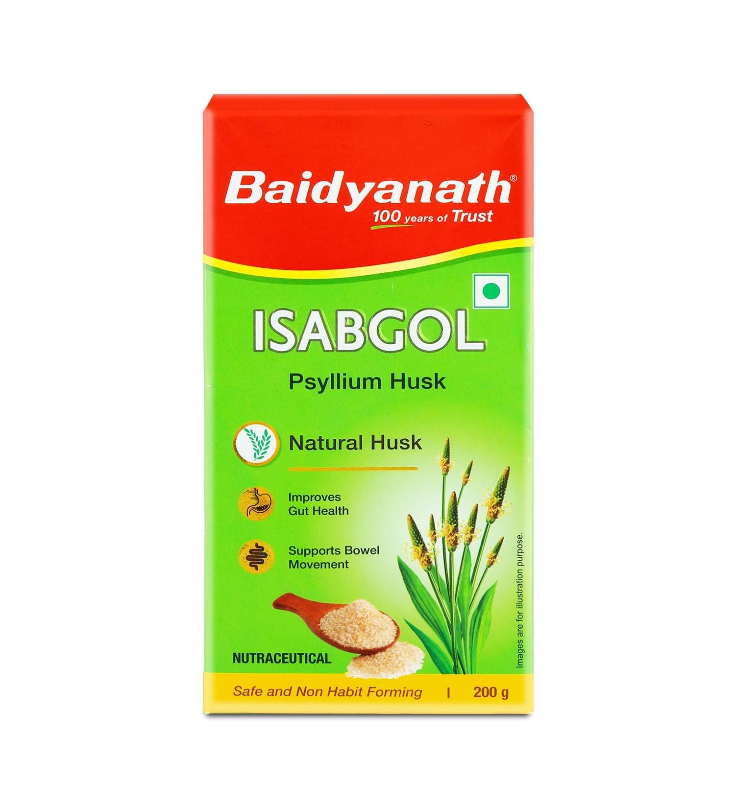 Isabgol Powder - 200 gm | Healthy Digestive Tract | Rich Source Of Dietary Fibre Gluten Free | Effectively Relieves Constipation | Supplement For Digestion (Pack of 1) - Buy Online on GoSupps.com