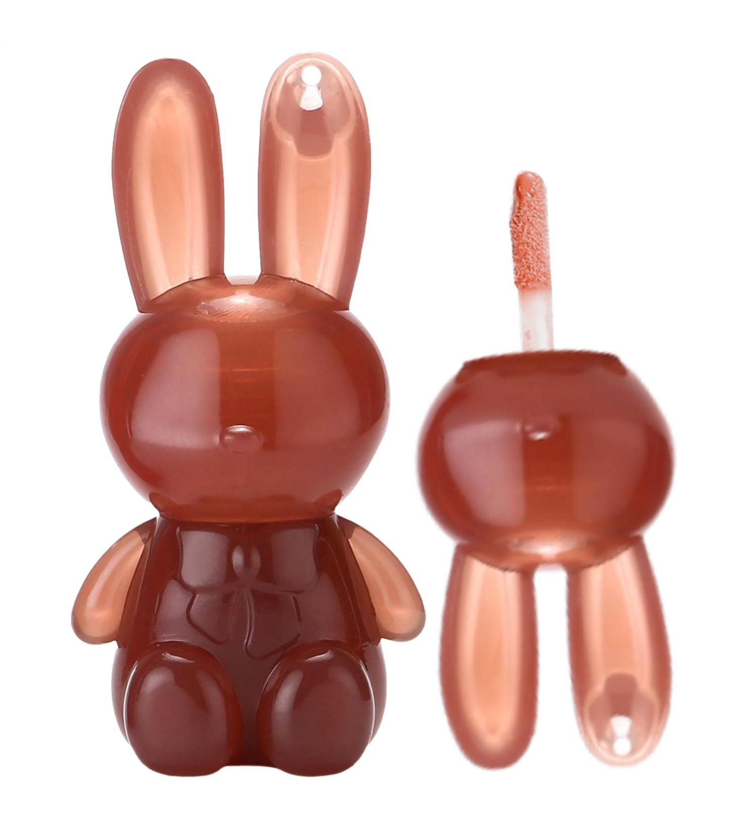 Huxibai Full effect lip hydrating plumper with bunny effect lip gloss for women and girls daily use evening care makeup preparation 05 - Buy Online on GoSupps.com