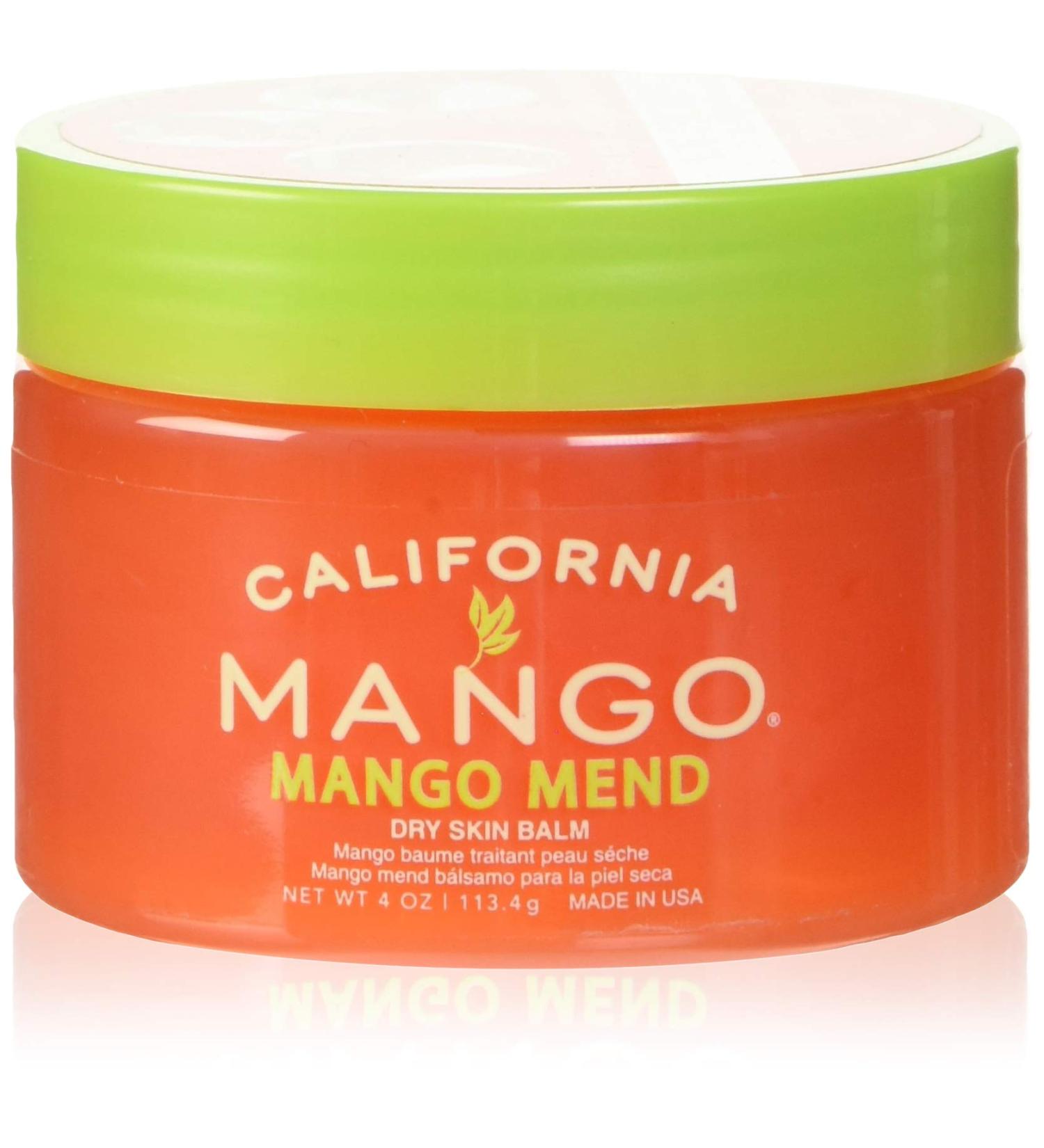 California Mango Mend Dry Skin Balm - 4 Oz Jar (Pack of 1) | 113.4g | Hydrating Ointment for Dry Skin - Buy Online on GoSupps.com