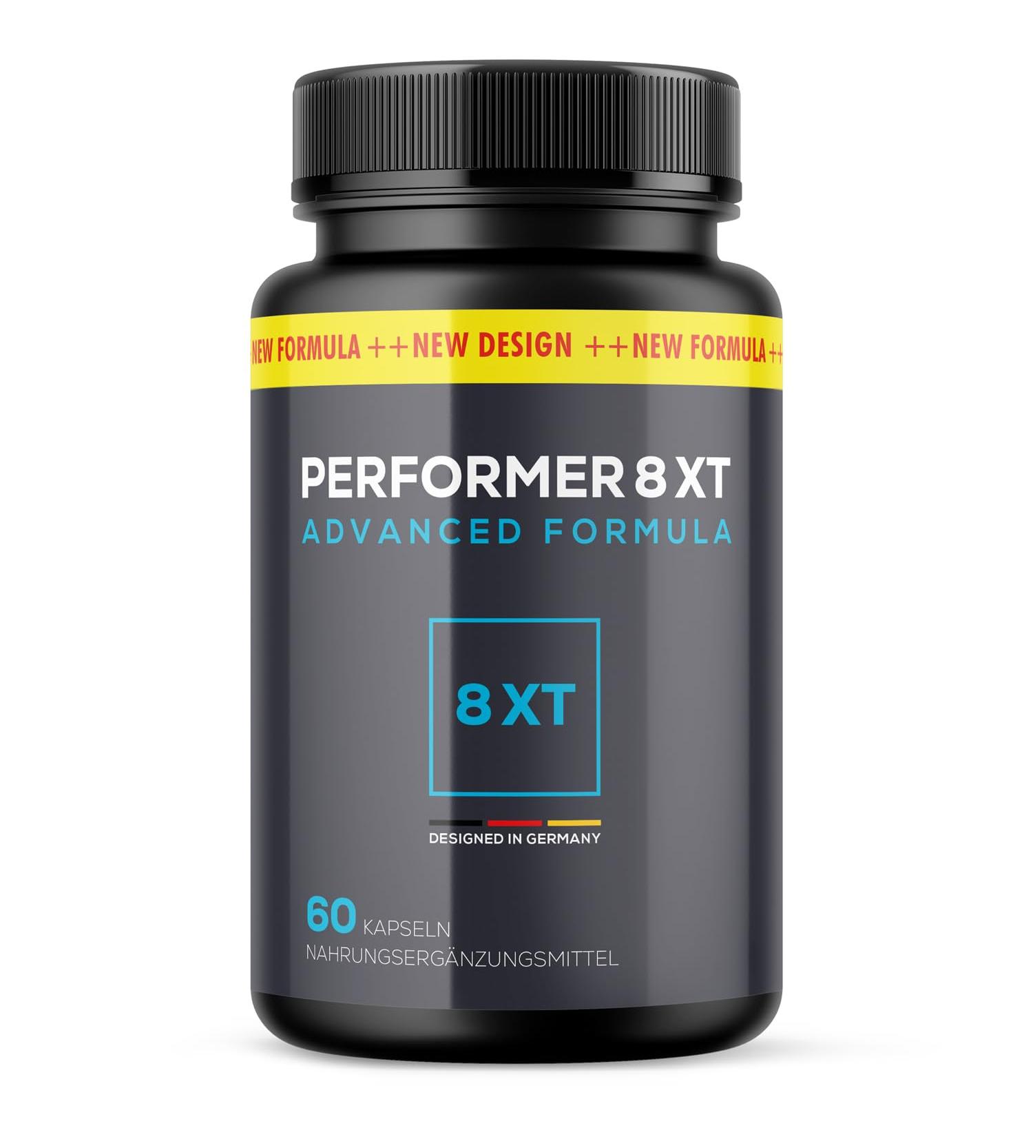 Performer 8 XT g lules | Avec des ingr dients puissants | Qualit Premium | Contenu 60 g lules