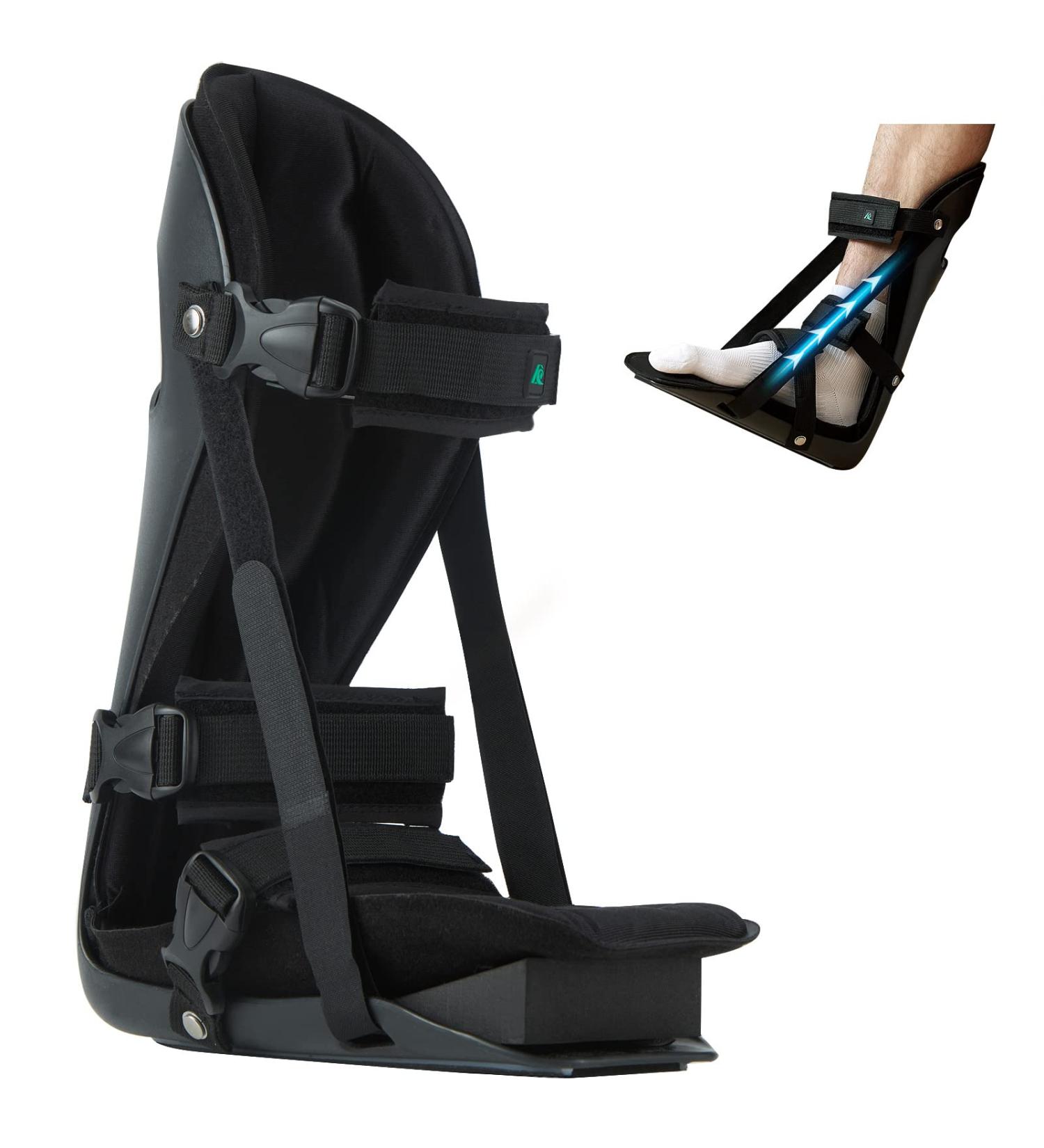 KD Plantar Fasciitis Night Splint Brace - Relief for Foot Pain, Heel Spur, Achilles Tendonitis - Fits Left or Right Foot - Calf Stretching Support (L) - Buy Online on GoSupps.com