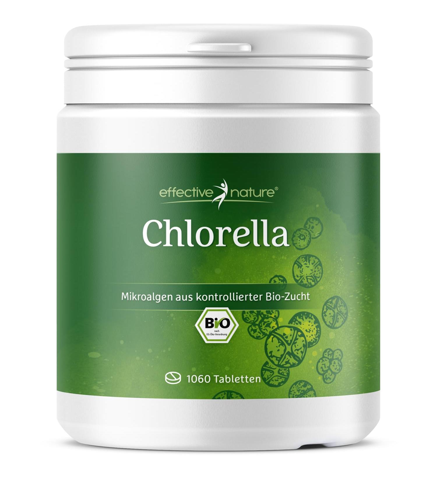 Chlorella Bio Pressing - 1060 Organic Tablets | 500mg High-Dose | 3+ Months Supply | Made in Germany DE- KO-006 - Buy Online on GoSupps.com