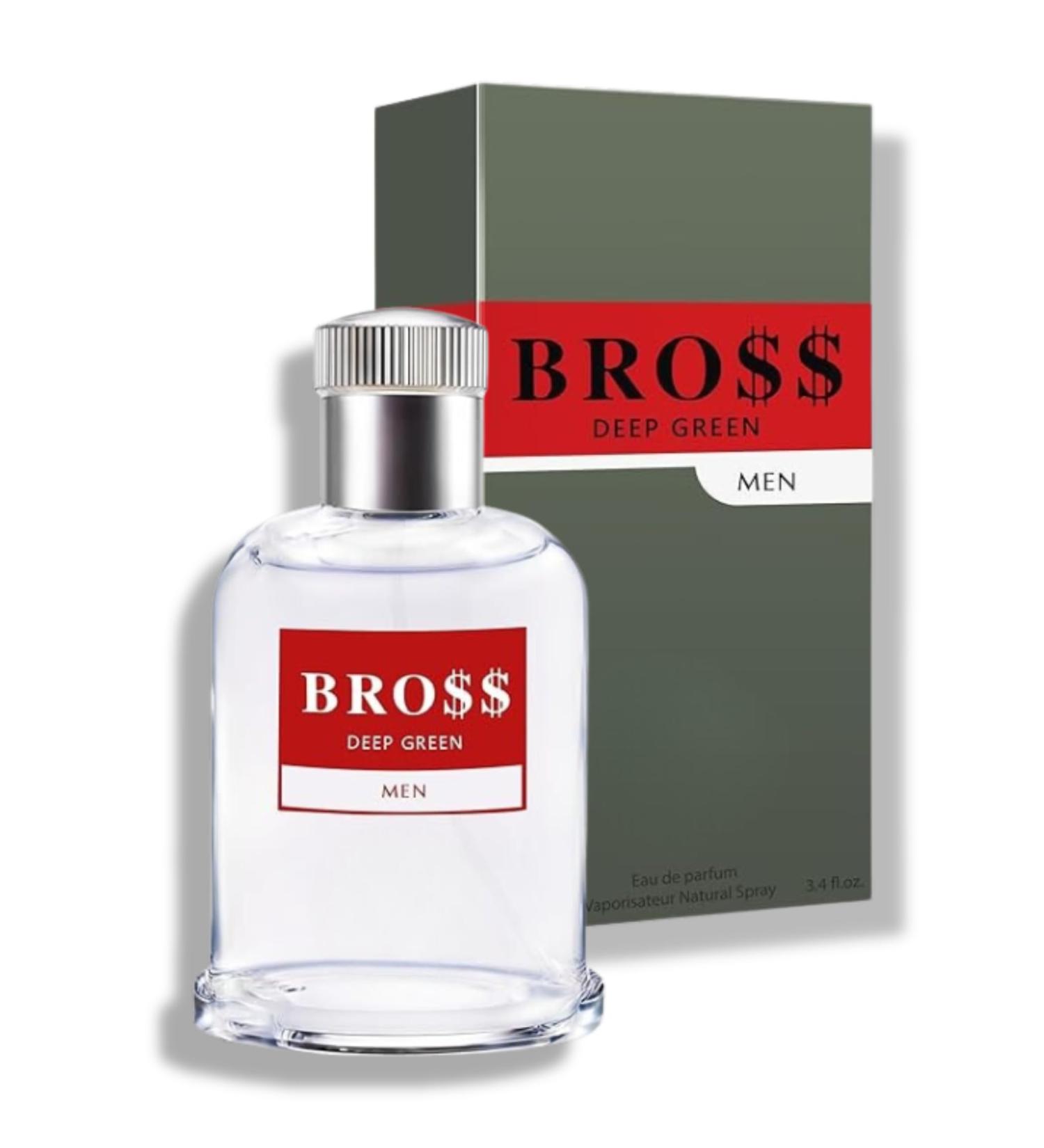BRO$$ DEEP GREEN MEN EAU DE PARFUM 3.4 FL. Oz Woody Spicy fragrance for men. - Buy Online on GoSupps.com