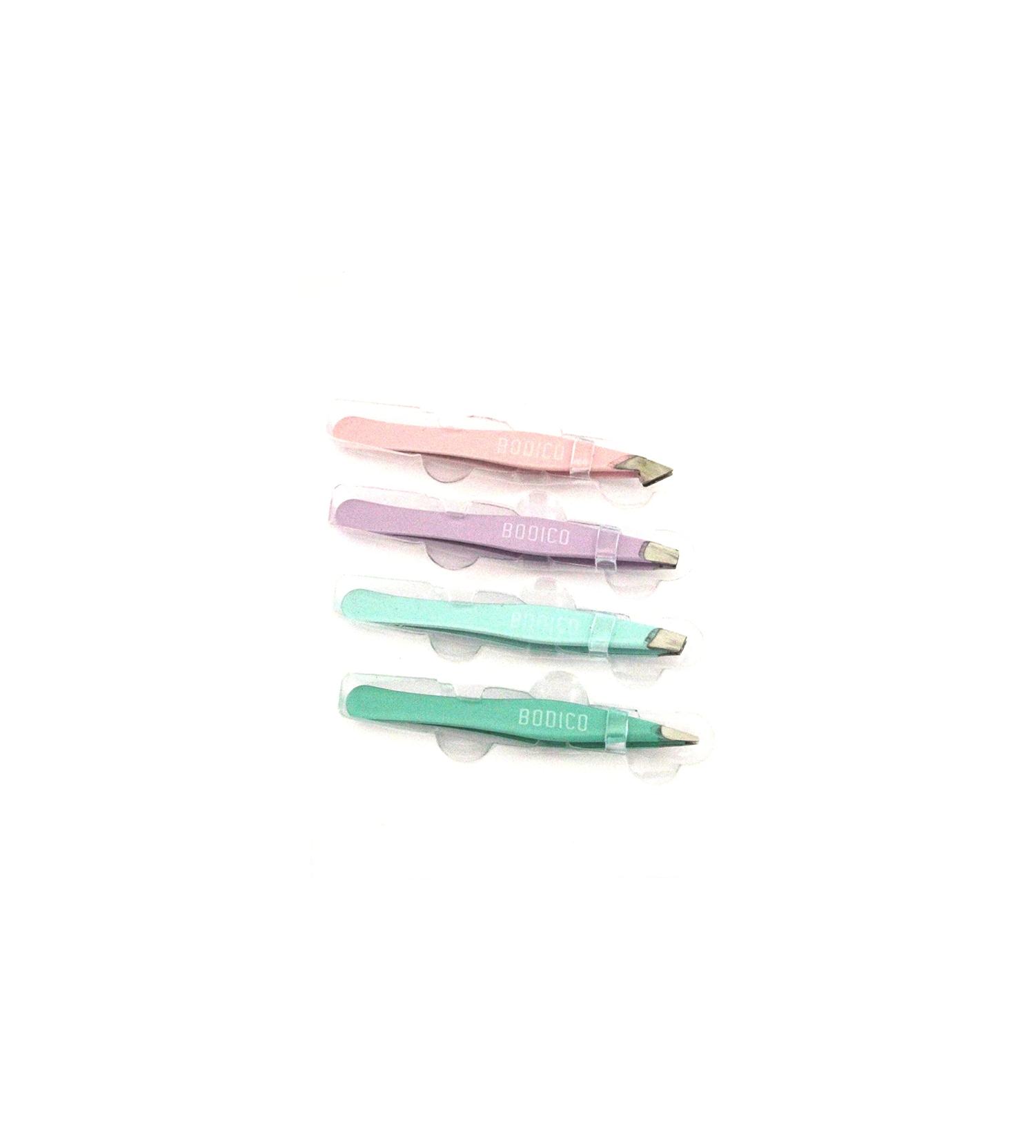 4-pcs mini tweezers/ideal to take with you in your bag or cosmetic case/Different tips offer different functions